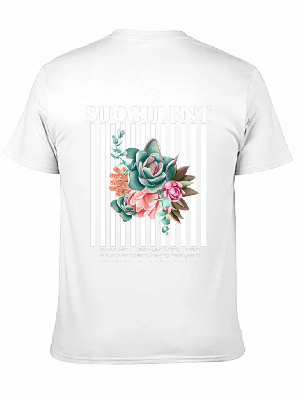 Succulent Plant Graphic T-Shirt