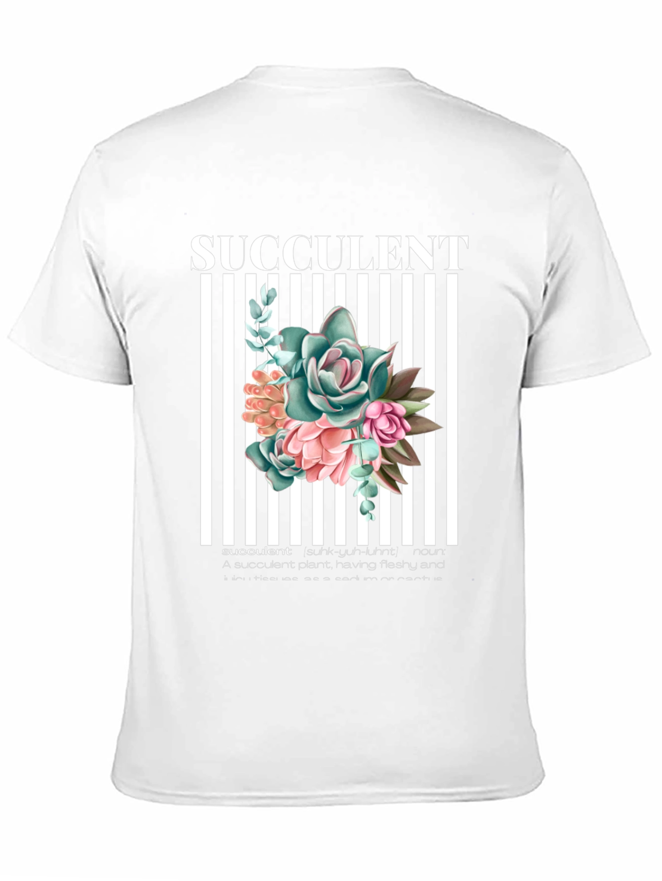 Succulent Plant Graphic T-Shirt