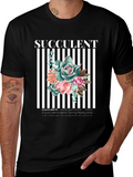Succulent Plant Graphic T-Shirt