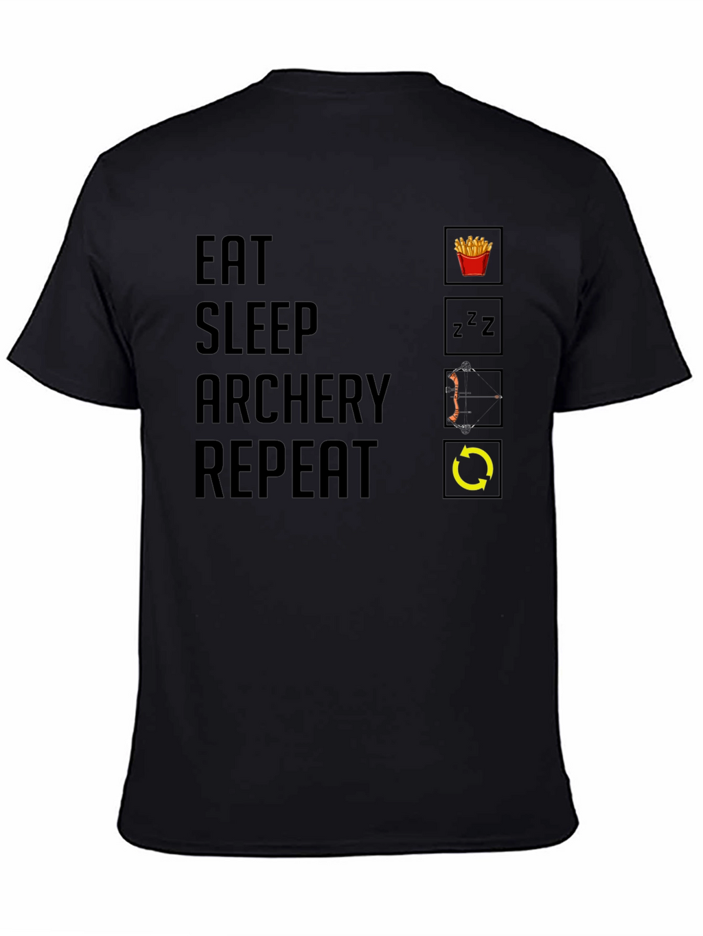 Eat Sleep Archery Repeat Graphic Tee