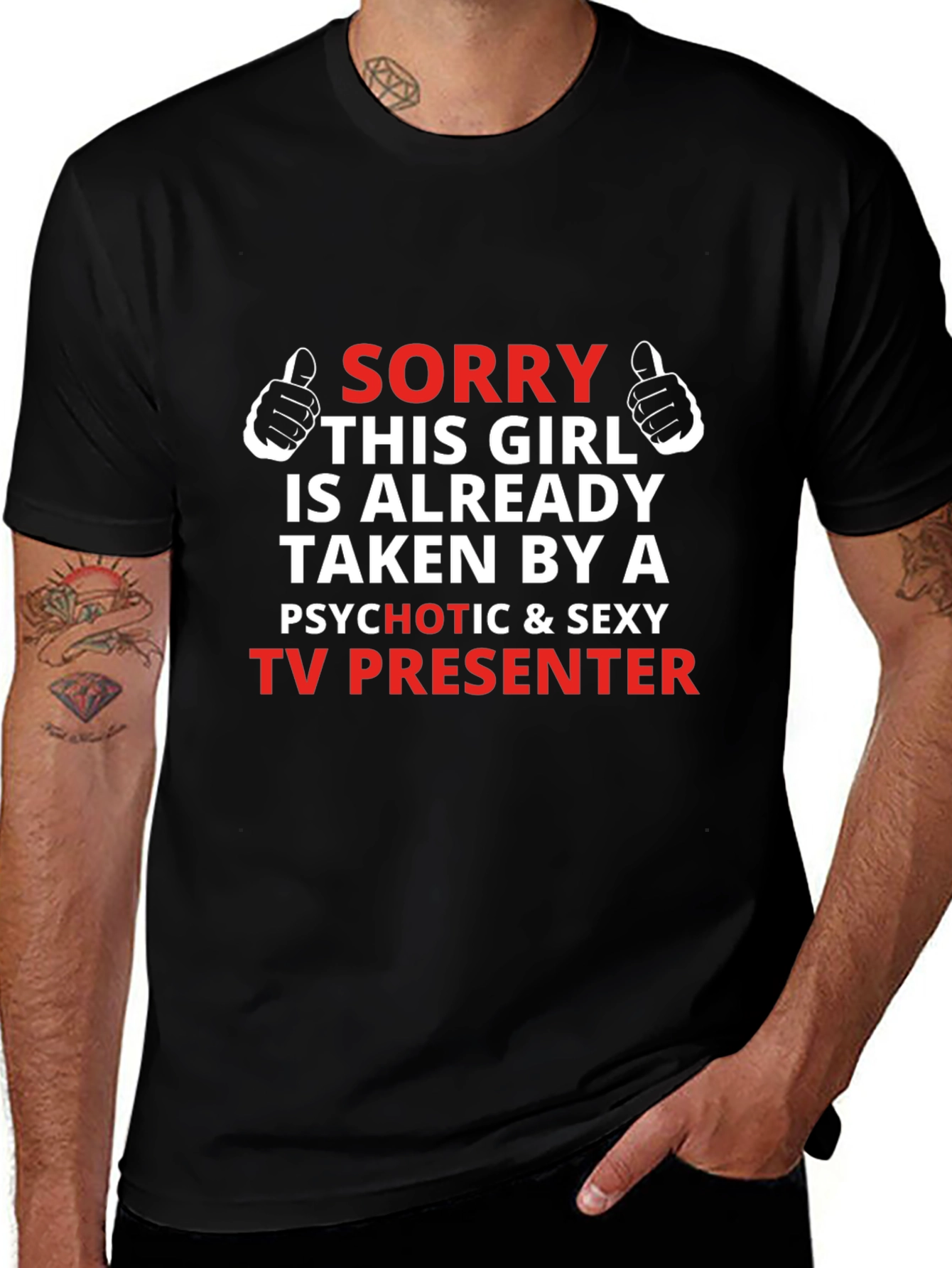 Funny TV Presenter T-Shirt