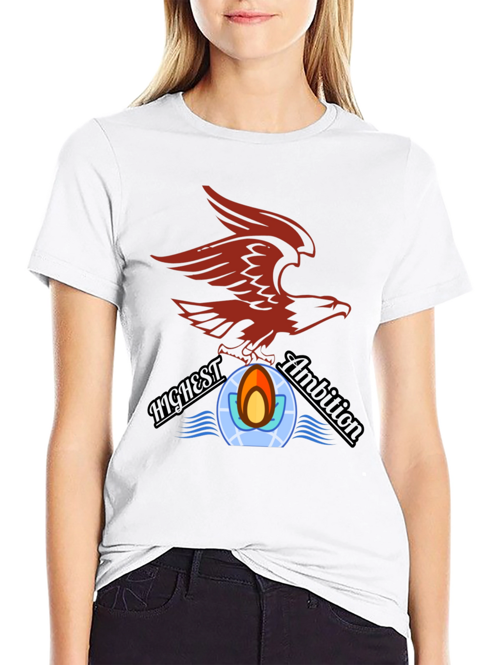 Eagle Crest Graphic Tee - Highest Ambition Design
