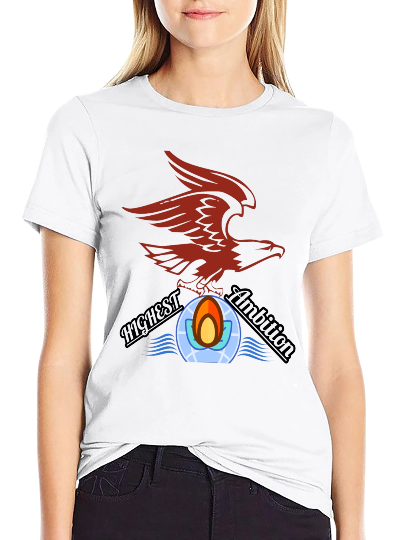 Eagle Crest Graphic Tee - Highest Ambition Design