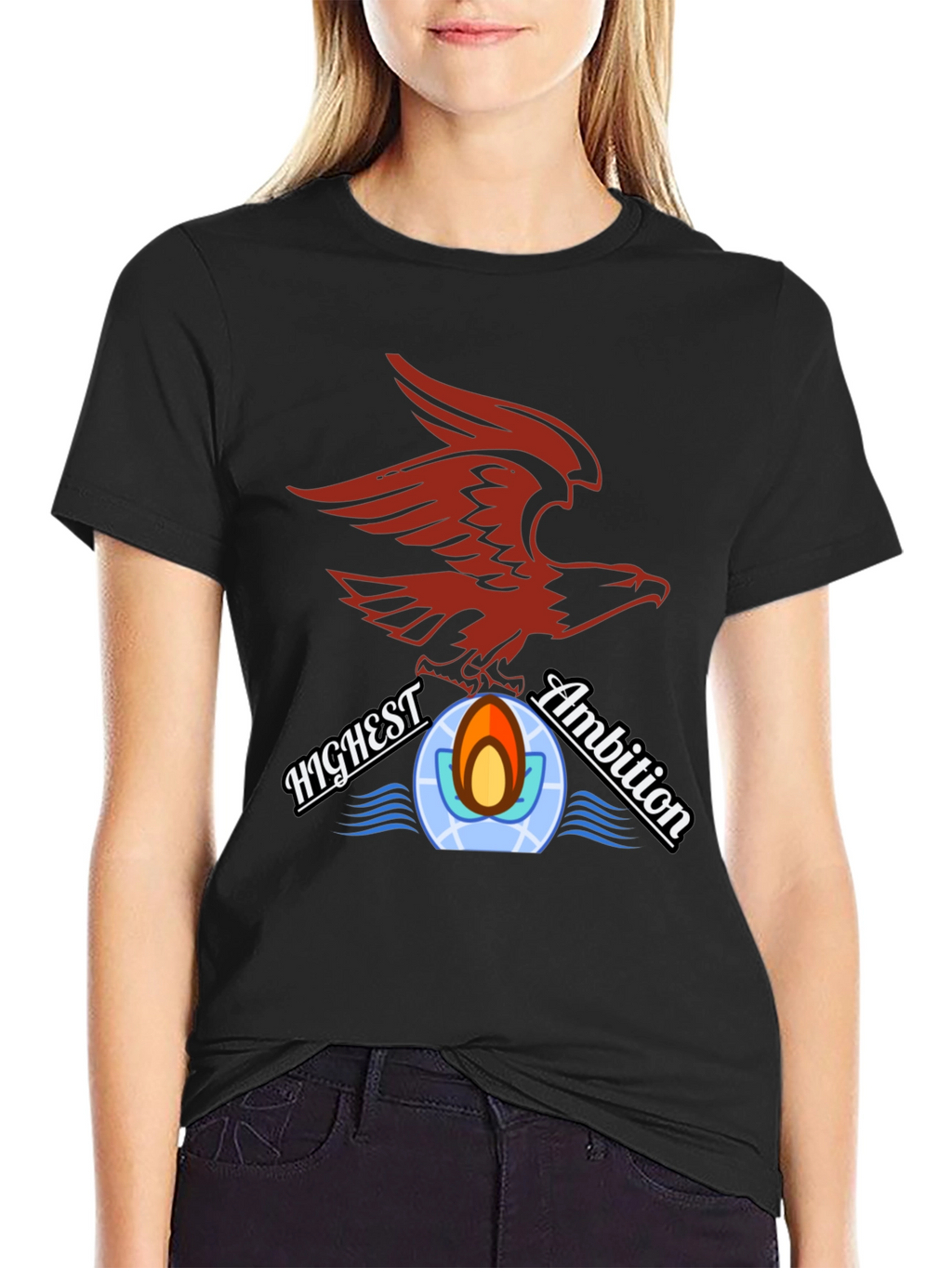 Eagle Crest Graphic Tee - Highest Ambition Design
