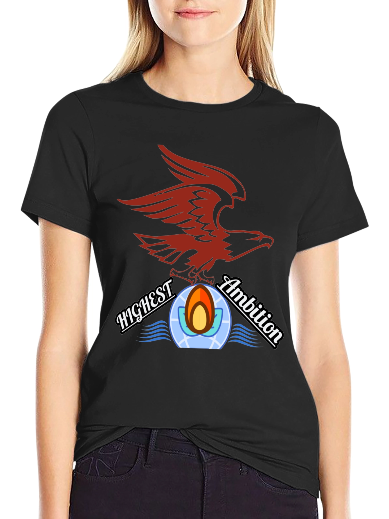 Eagle Crest Graphic Tee - Highest Ambition Design