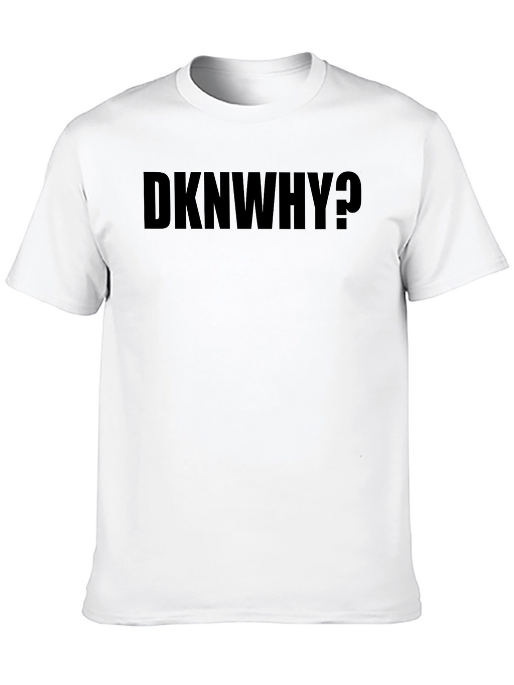 DKNWHY? Graphic Black T-Shirt