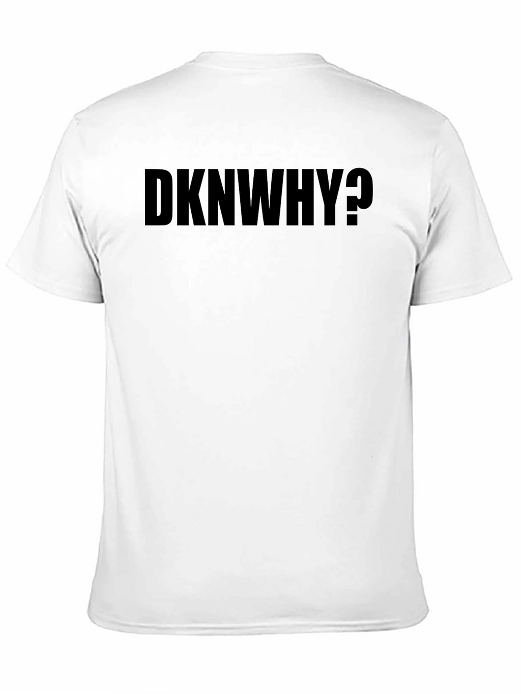 DKNWHY? Graphic Black T-Shirt