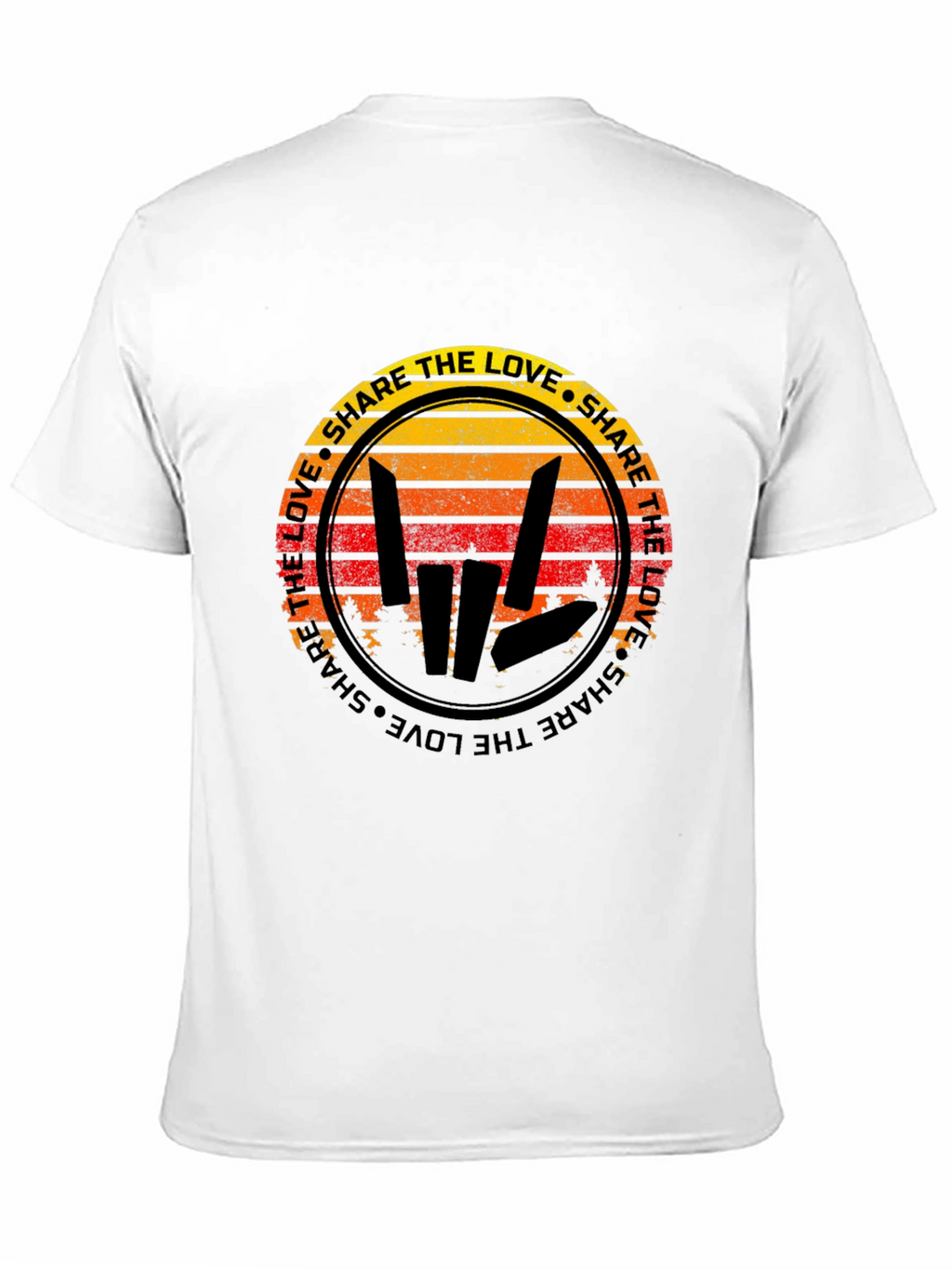 Share the Love Graphic T-Shirt - Black