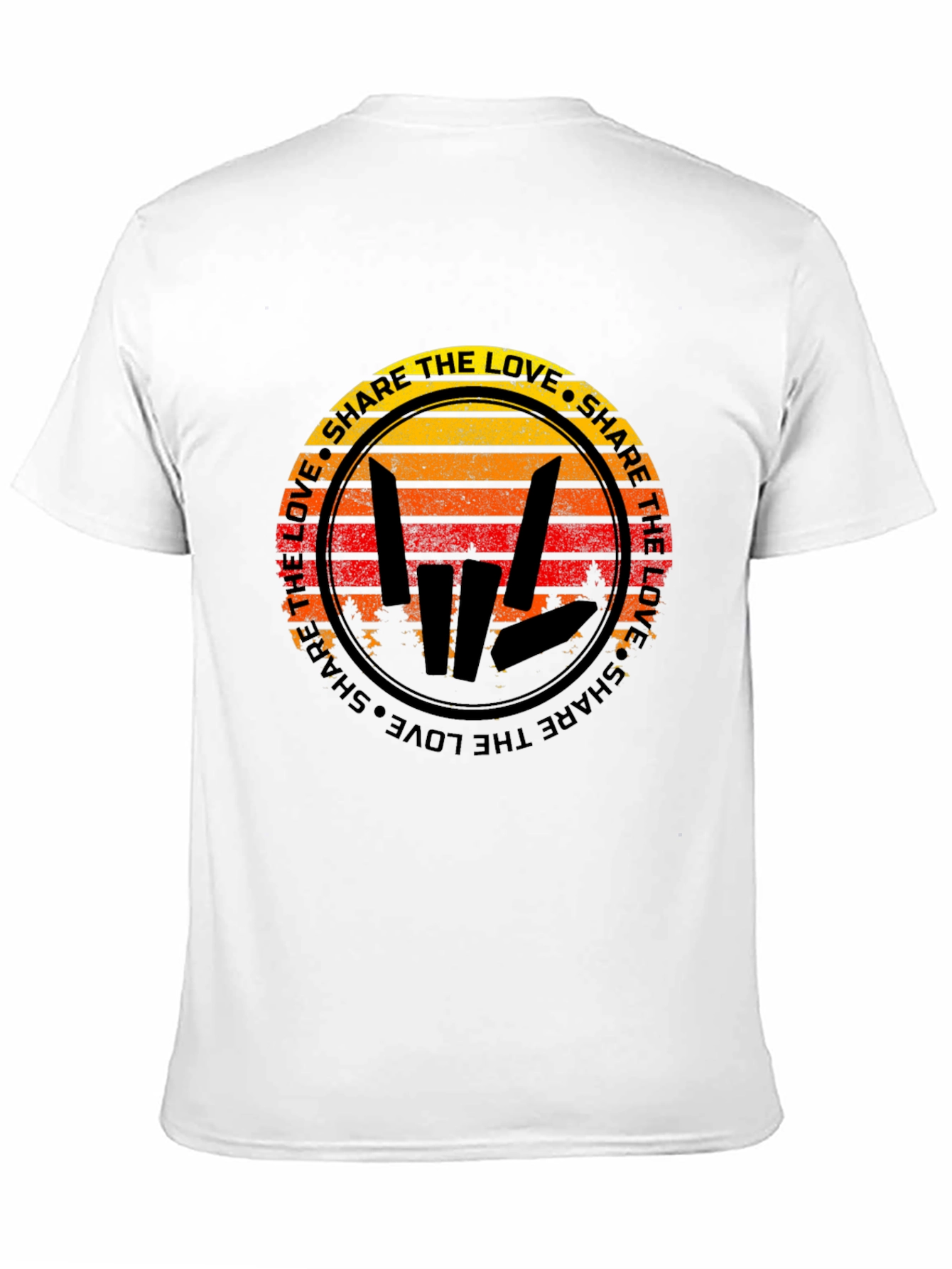 Share the Love Graphic T-Shirt - Black