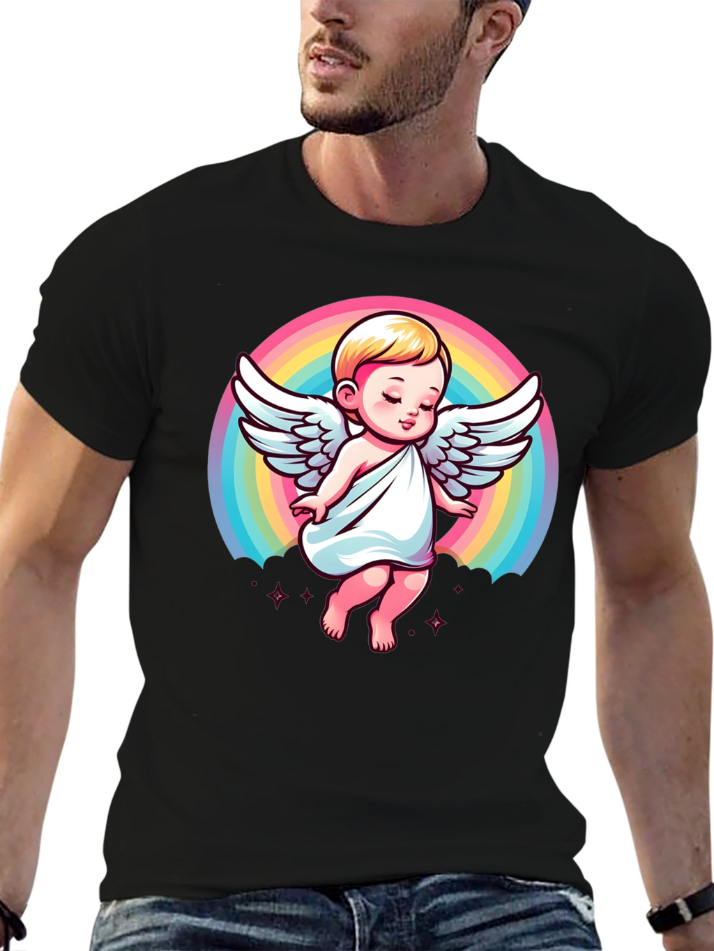 Cherub Rainbow Graphic Tee