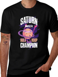 Saturn Hula Hoop Champion Graphic T-Shirt