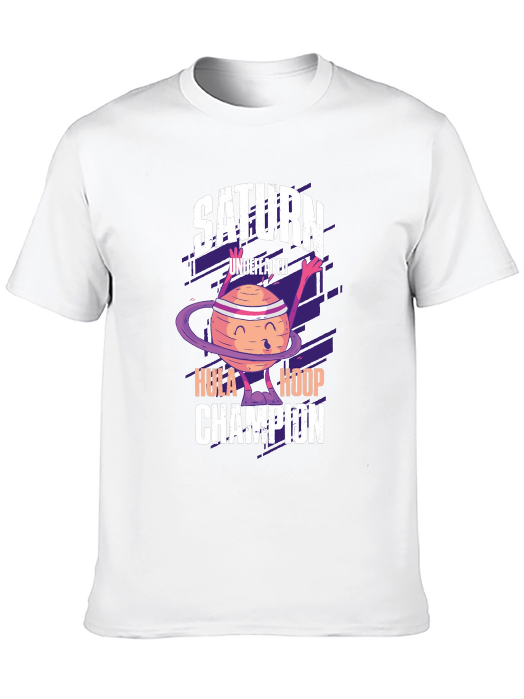 Saturn Hula Hoop Champion Graphic T-Shirt