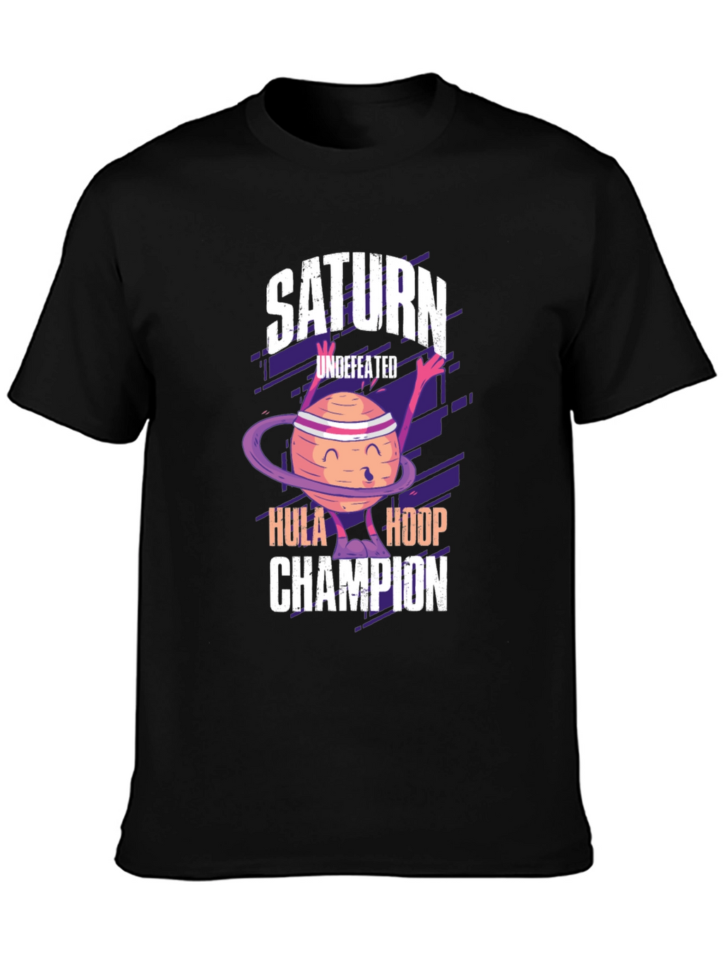 Saturn Hula Hoop Champion Graphic T-Shirt