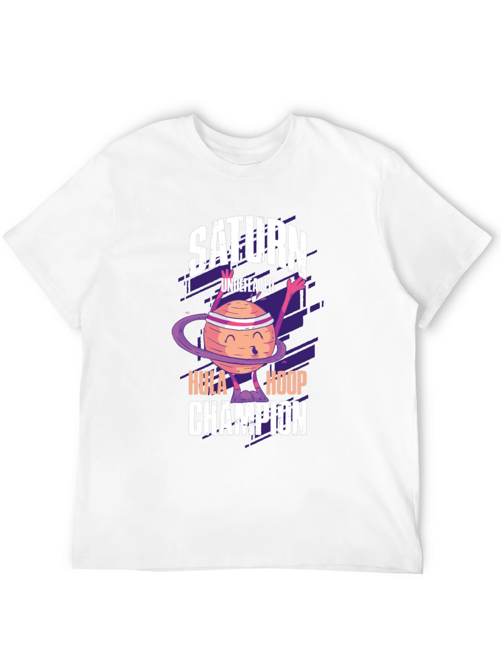 Saturn Hula Hoop Champion Graphic T-Shirt