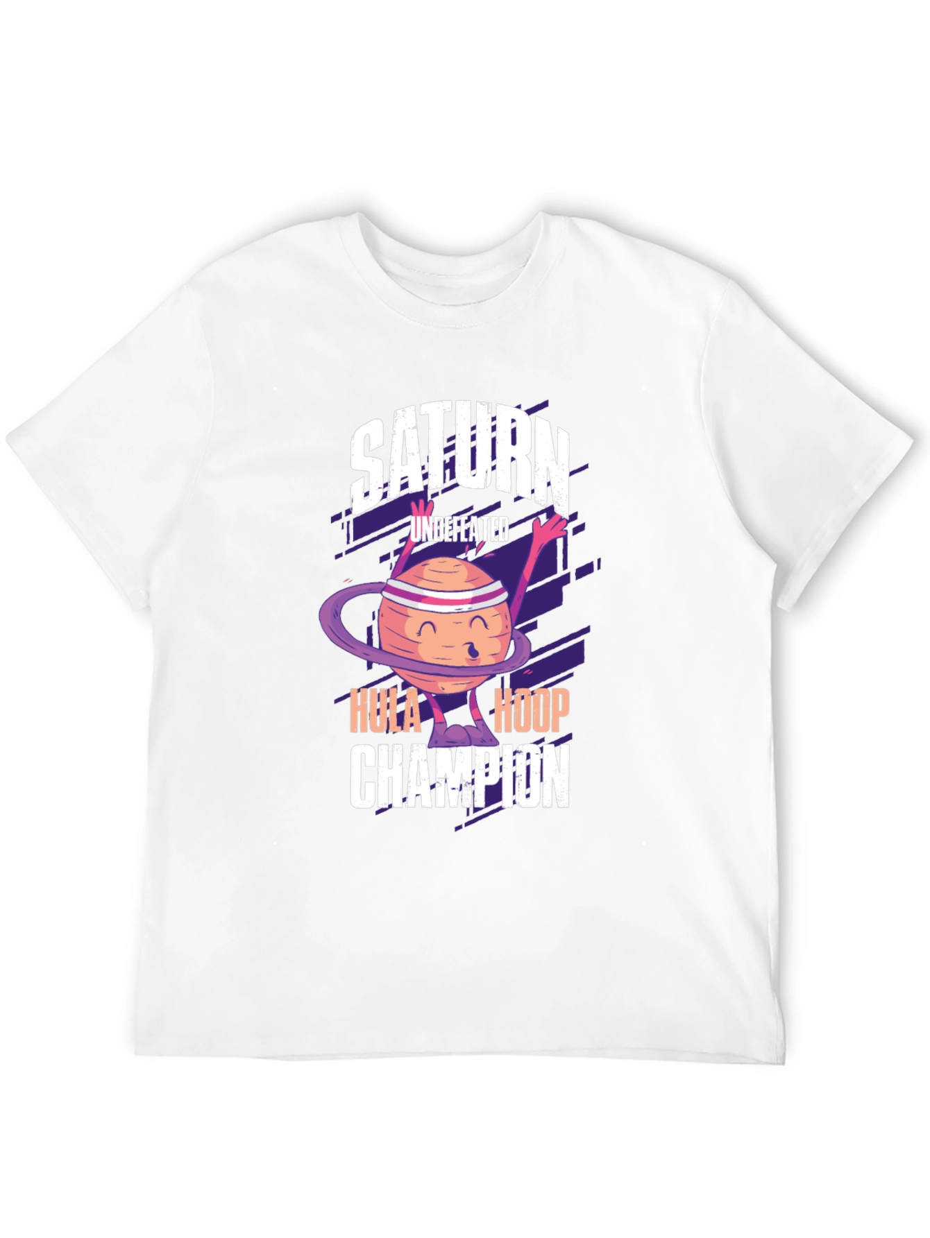 Saturn Hula Hoop Champion Graphic T-Shirt