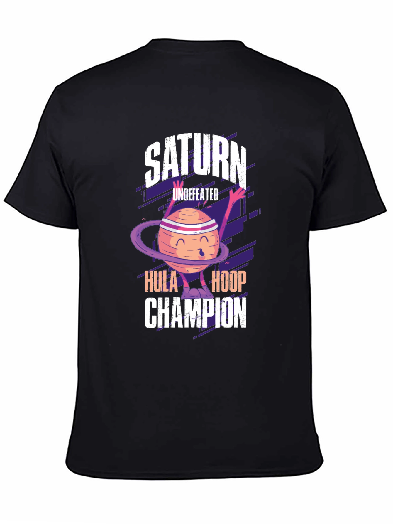 Saturn Hula Hoop Champion Graphic T-Shirt