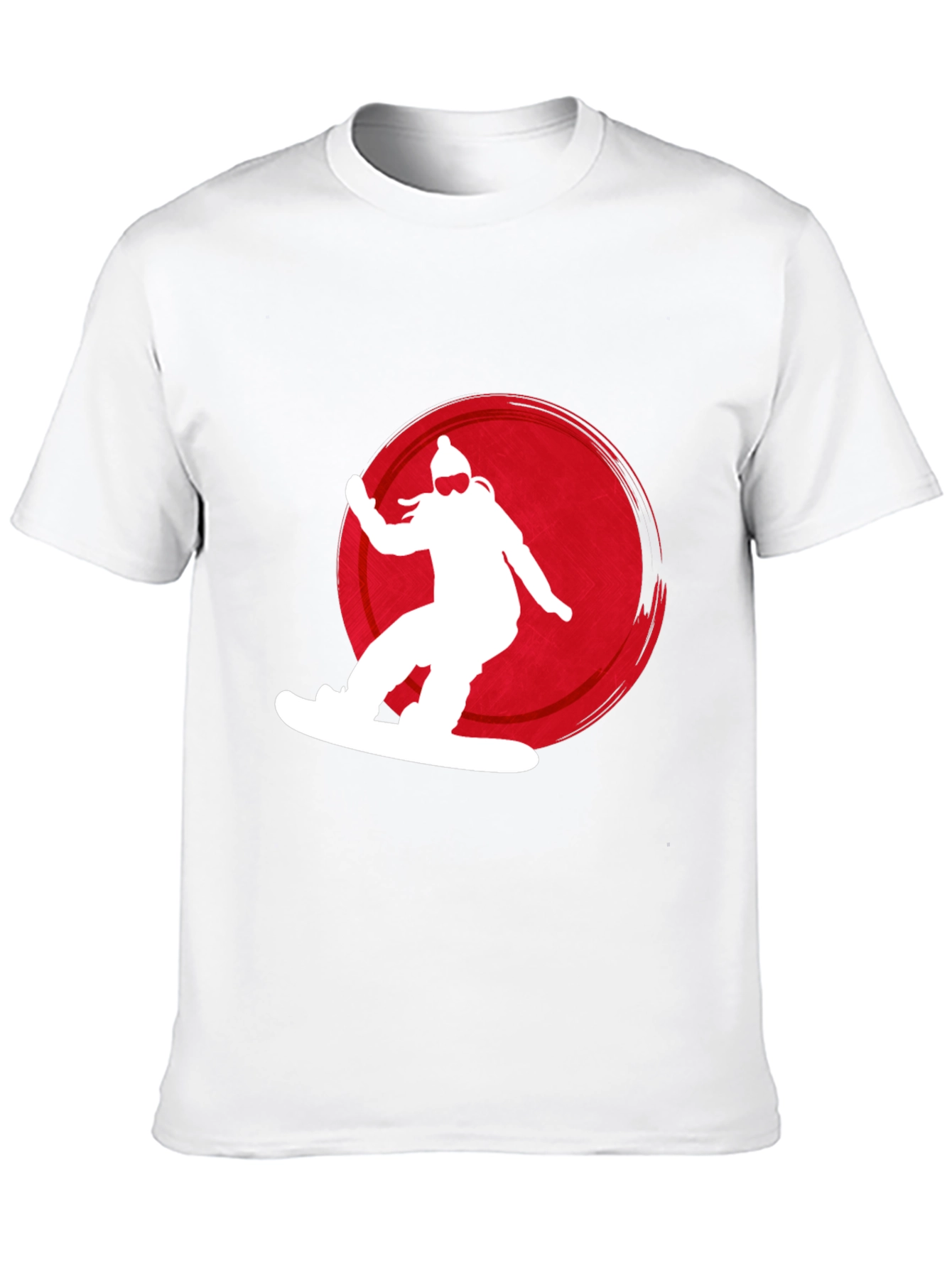 Snowboarder Graphic Tee - Black