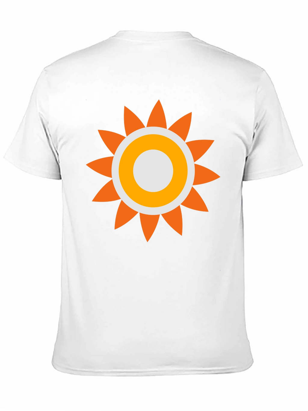 Retro Sun Graphic Tee - Black Cotton Comfort