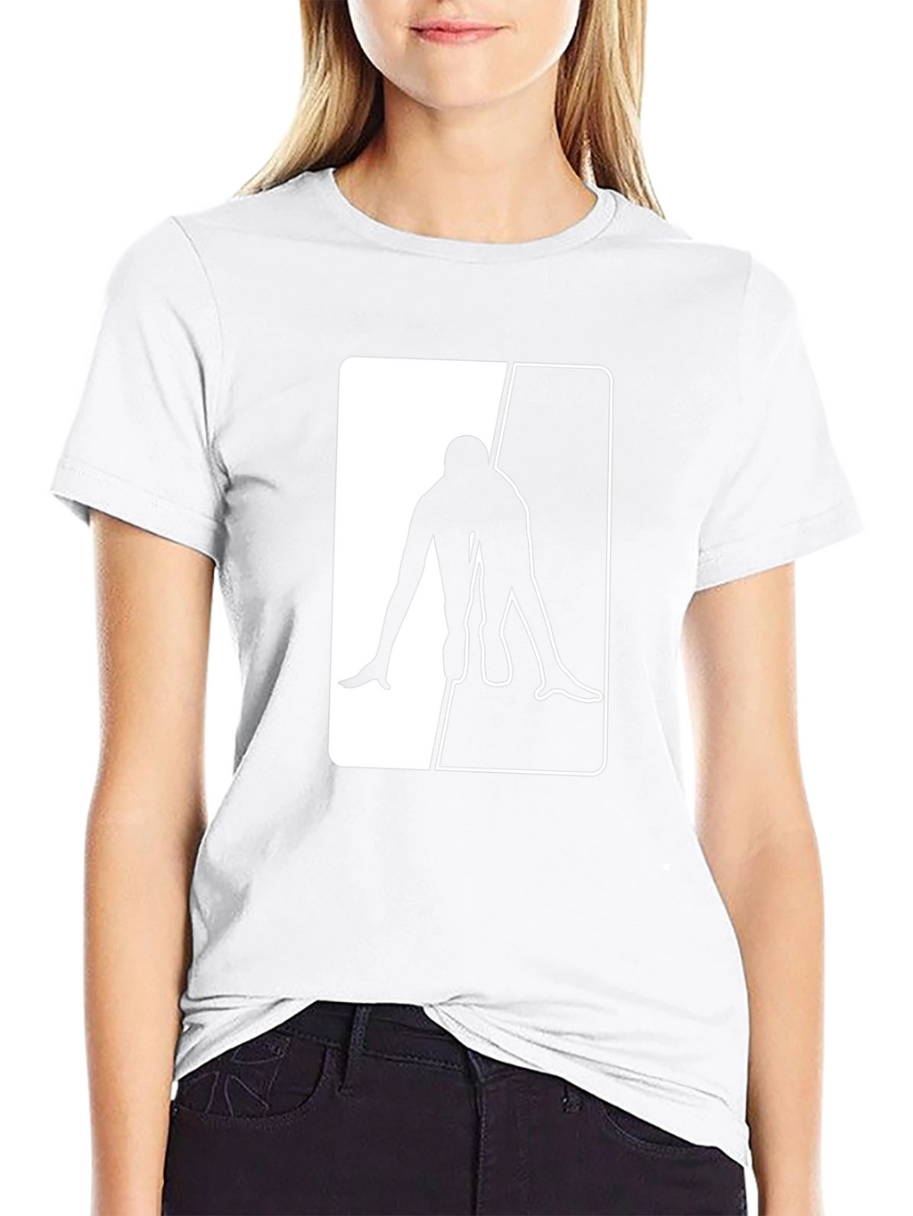 Black T-Shirt with Sprinter Graphic
