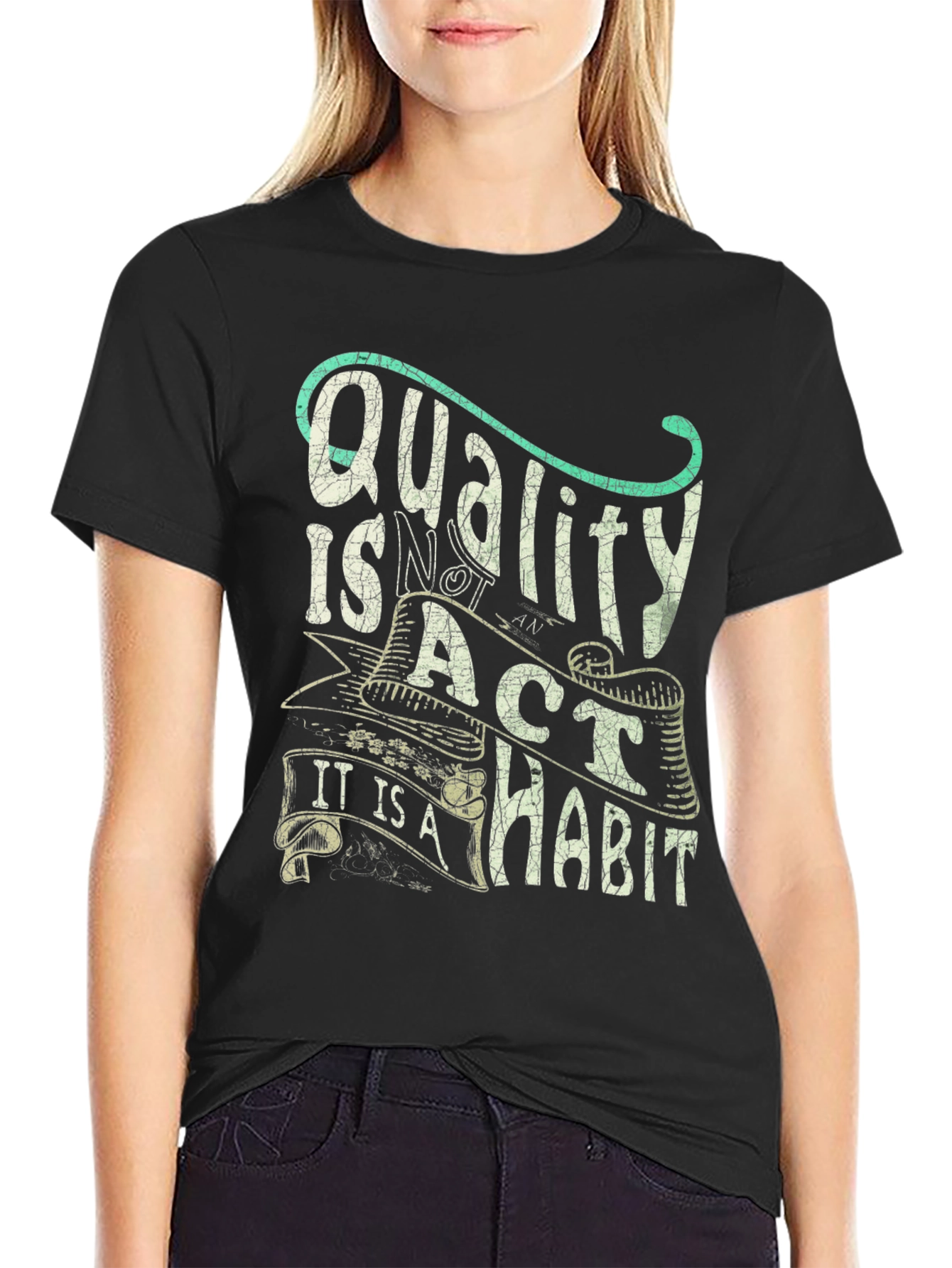 Quality Habit T-Shirt - Motivational Graphic Tee