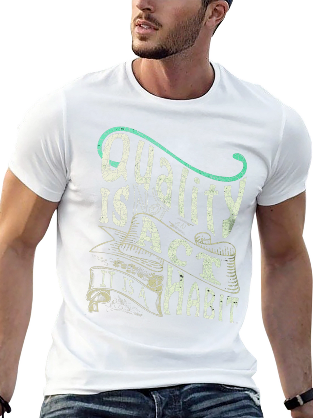Quality Habit T-Shirt - Motivational Graphic Tee