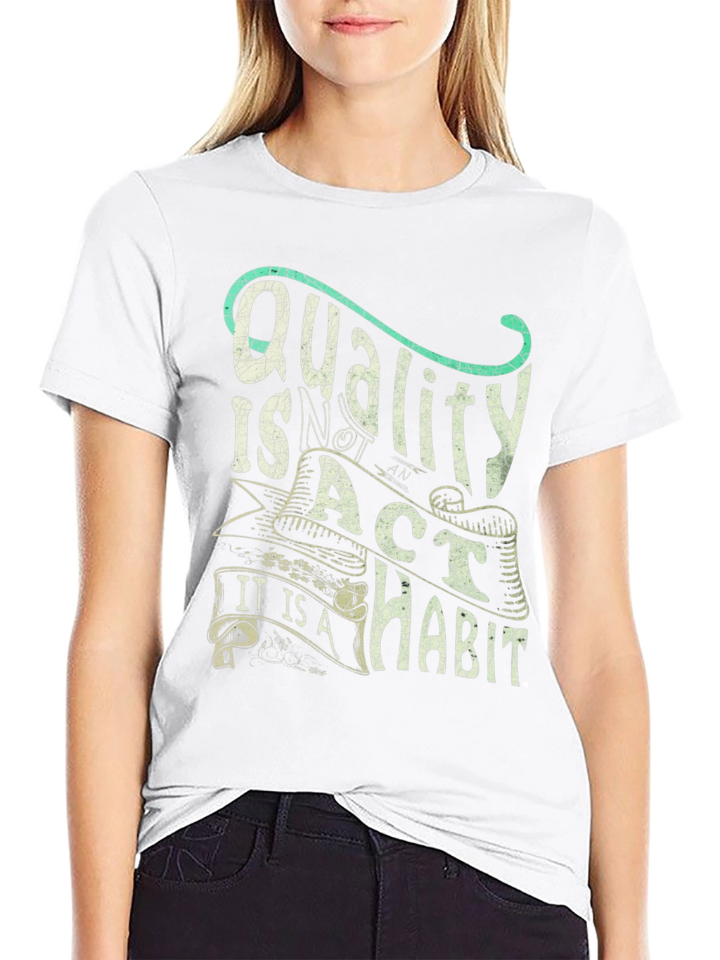 Quality Habit T-Shirt - Motivational Graphic Tee