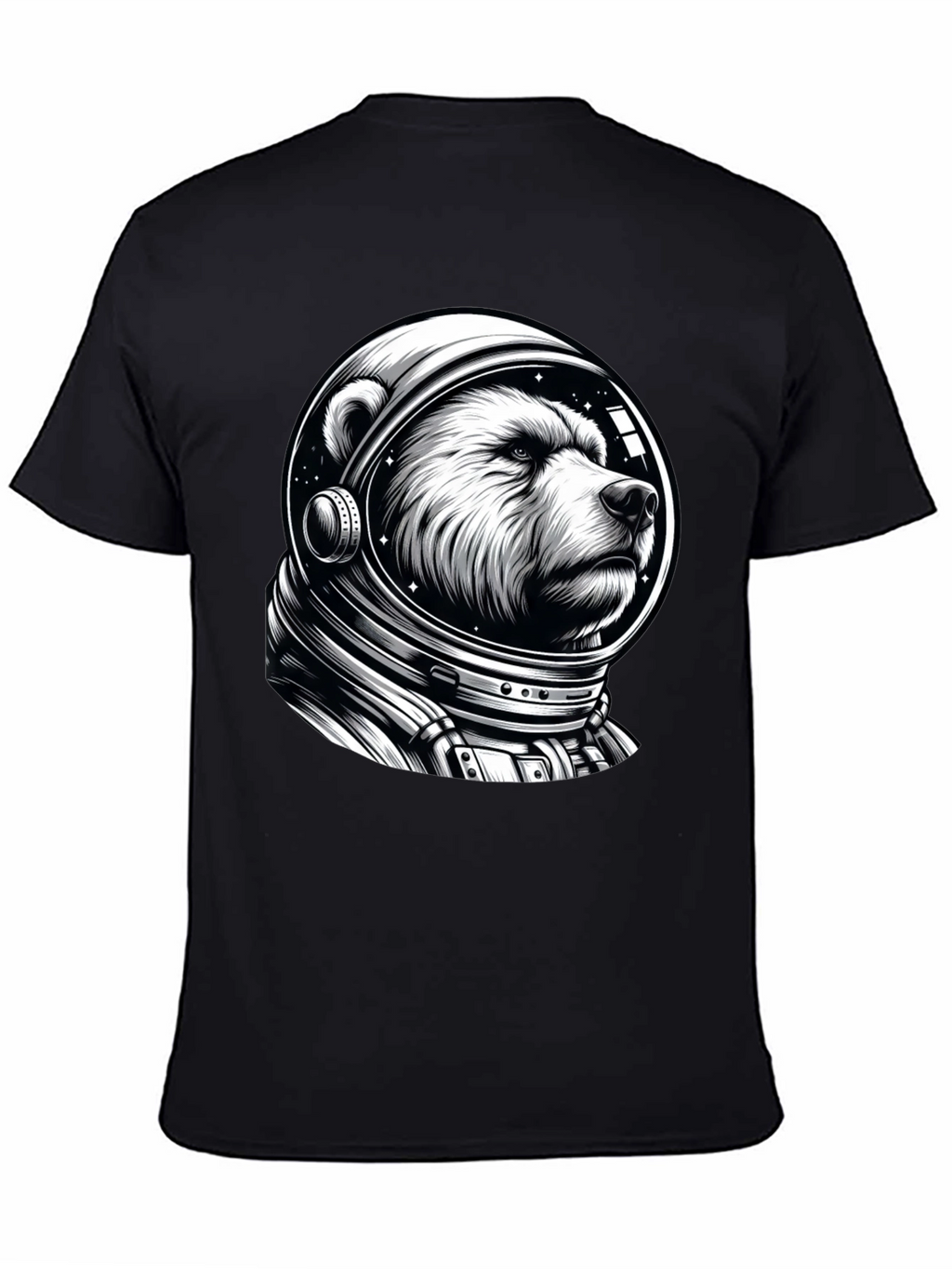 Bear Astronaut Graphic T-Shirt