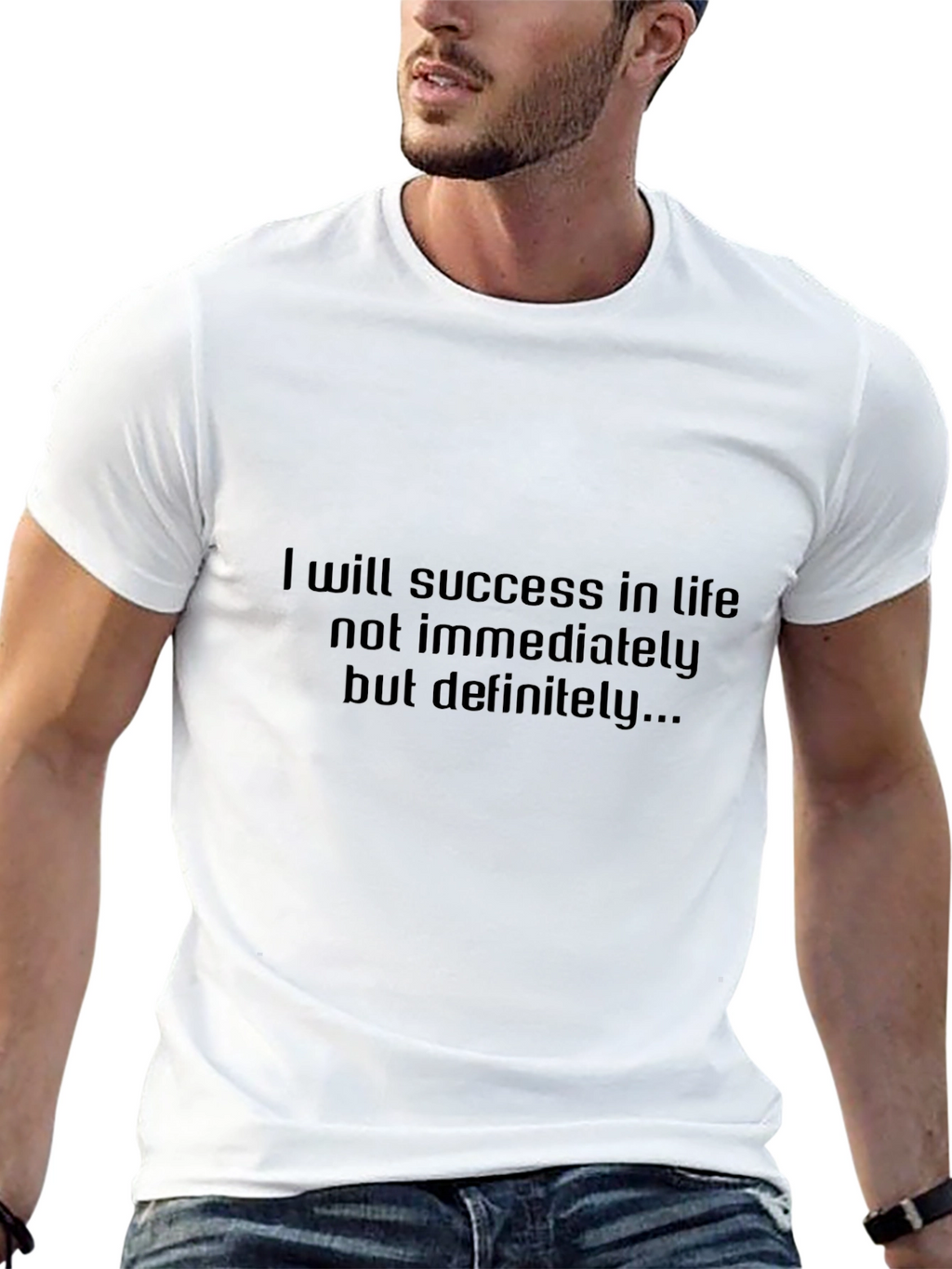 Inspirational Black T-Shirt: Success