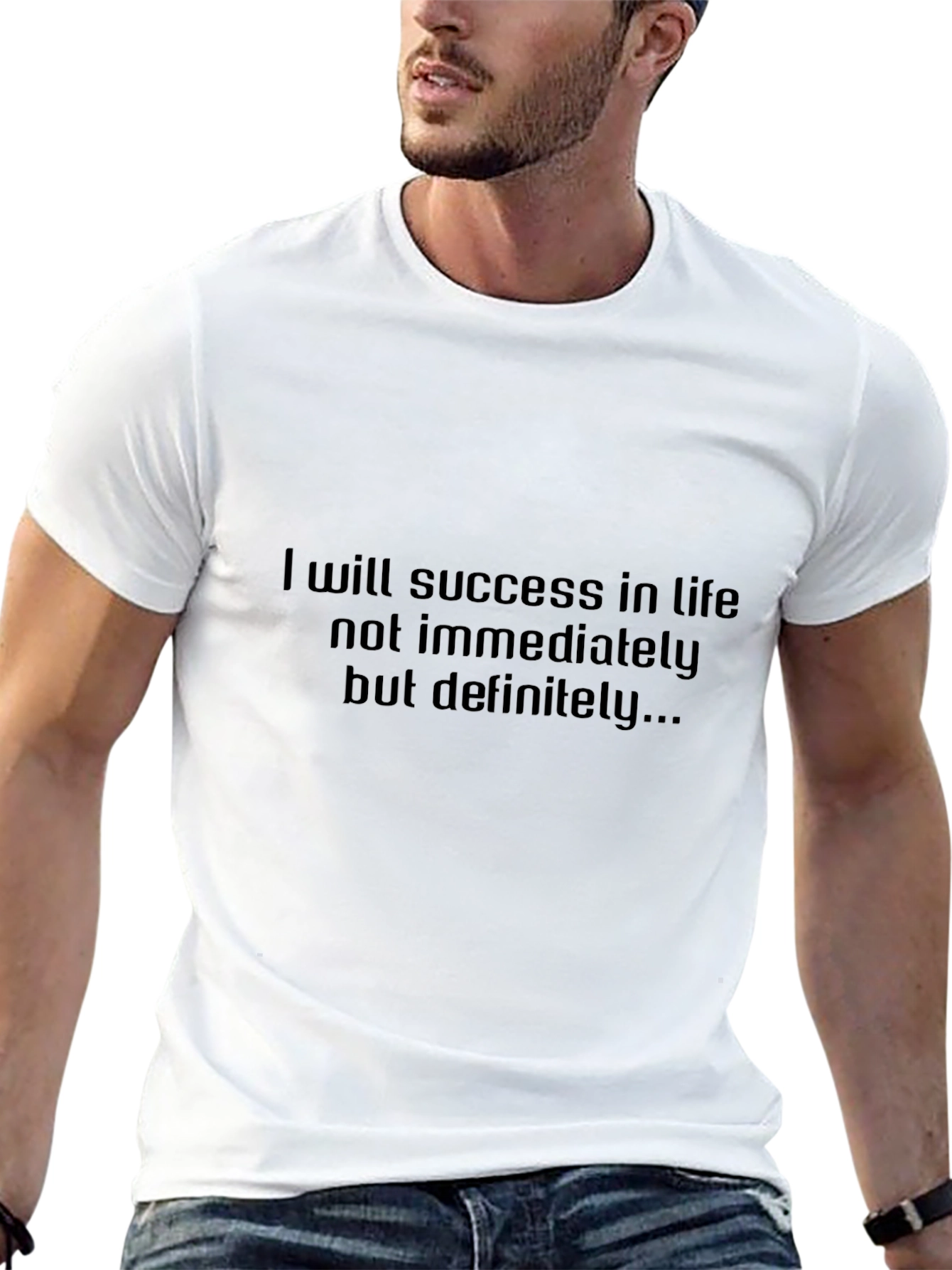 Inspirational Black T-Shirt: Success