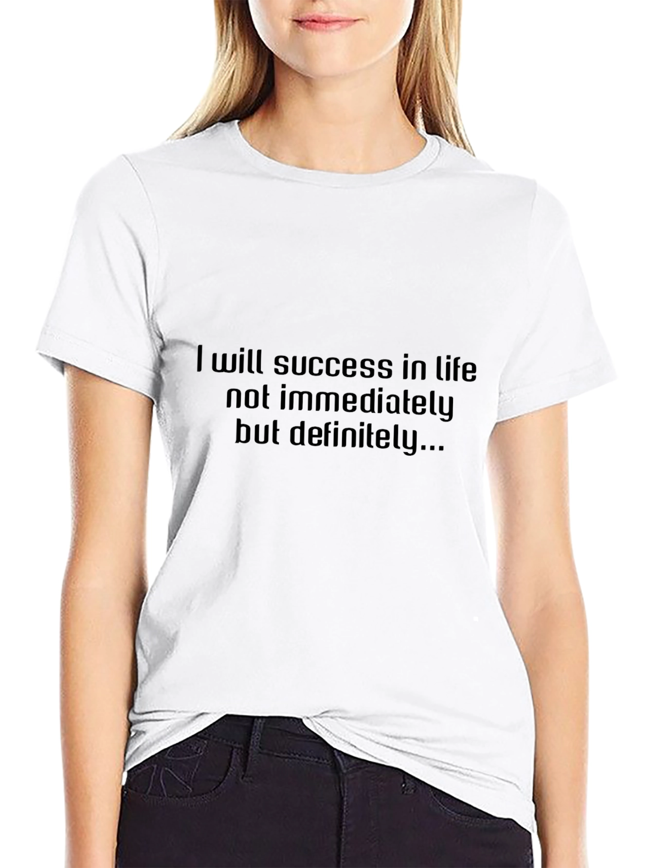 Inspirational Black T-Shirt: Success