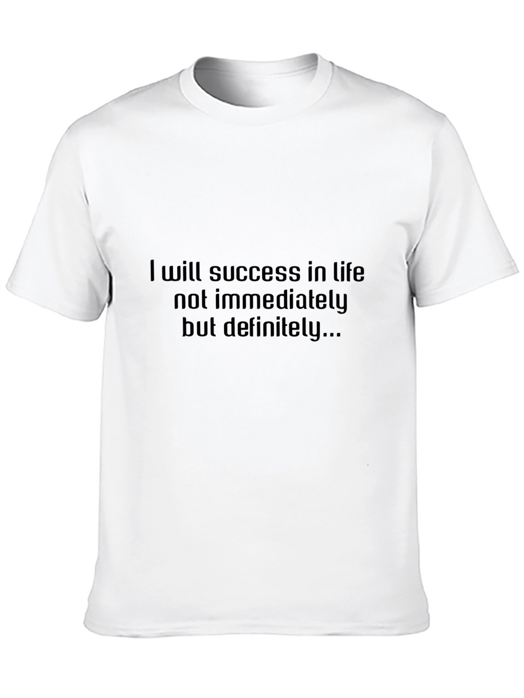 Inspirational Black T-Shirt: Success
