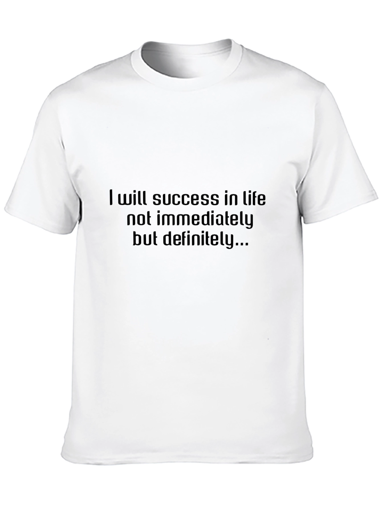 Inspirational Black T-Shirt: Success