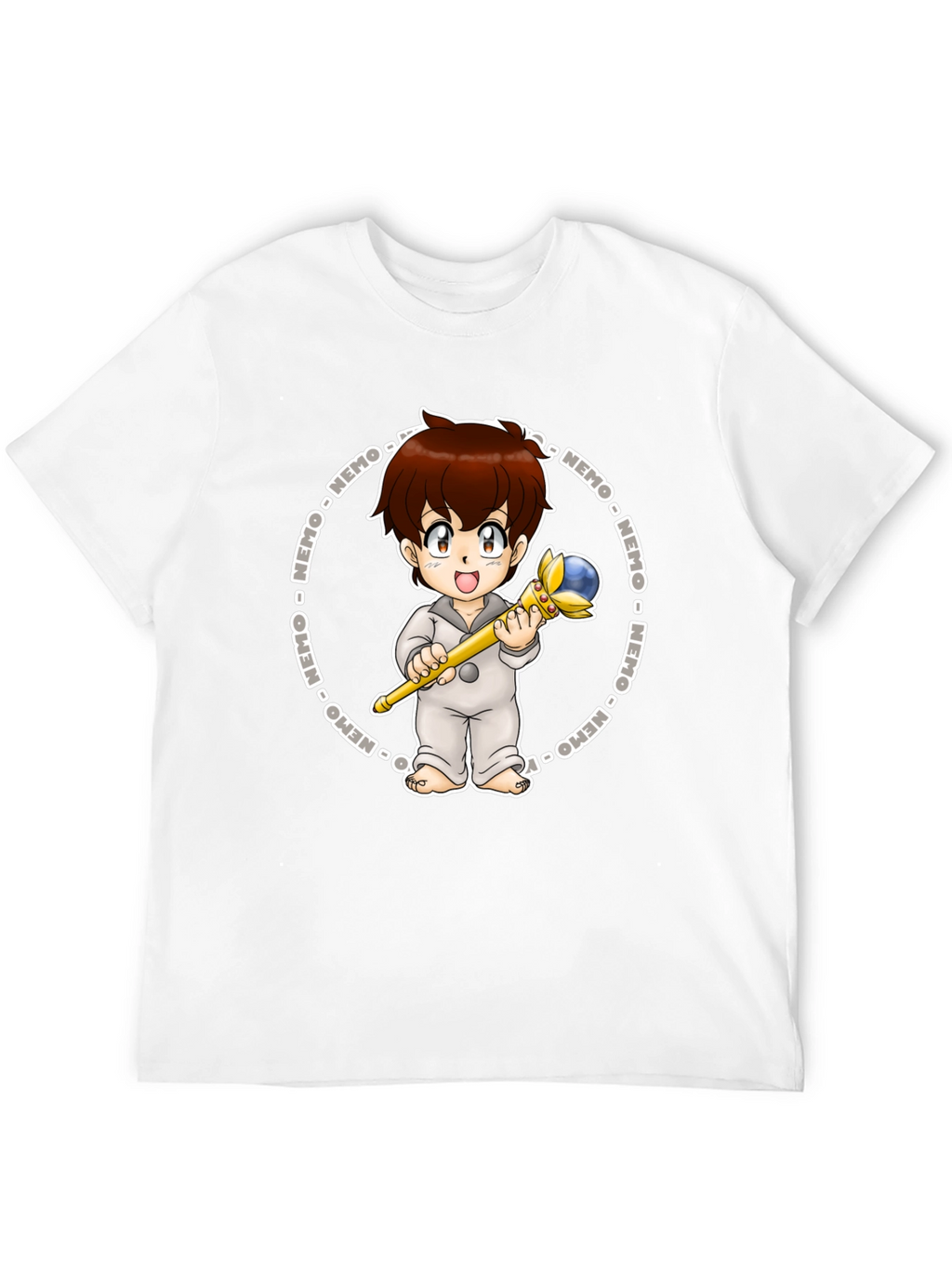 Nemo Cartoon Graphic Tee - Black Cotton Blend