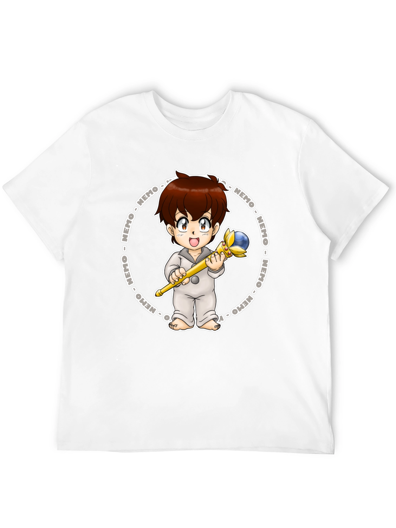 Nemo Cartoon Graphic Tee - Black Cotton Blend