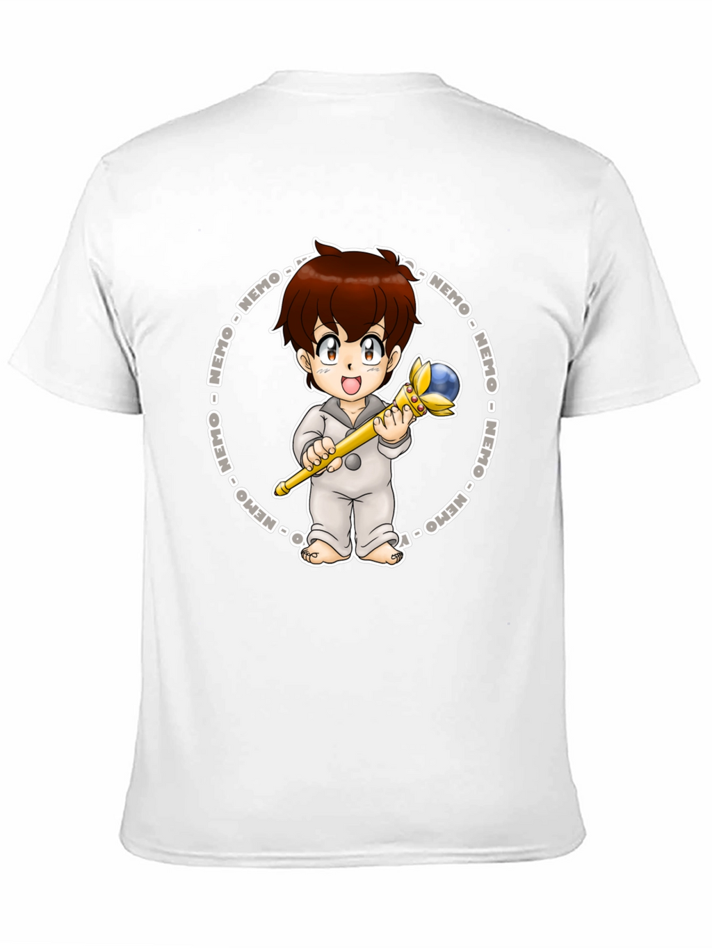 Nemo Cartoon Graphic Tee - Black Cotton Blend