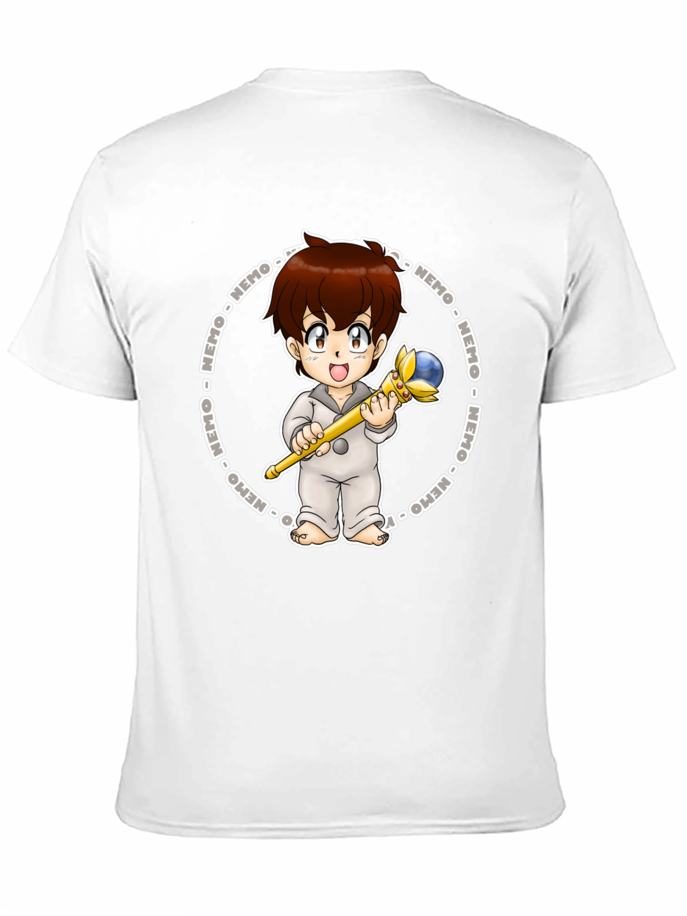 Nemo Cartoon Graphic Tee - Black Cotton Blend