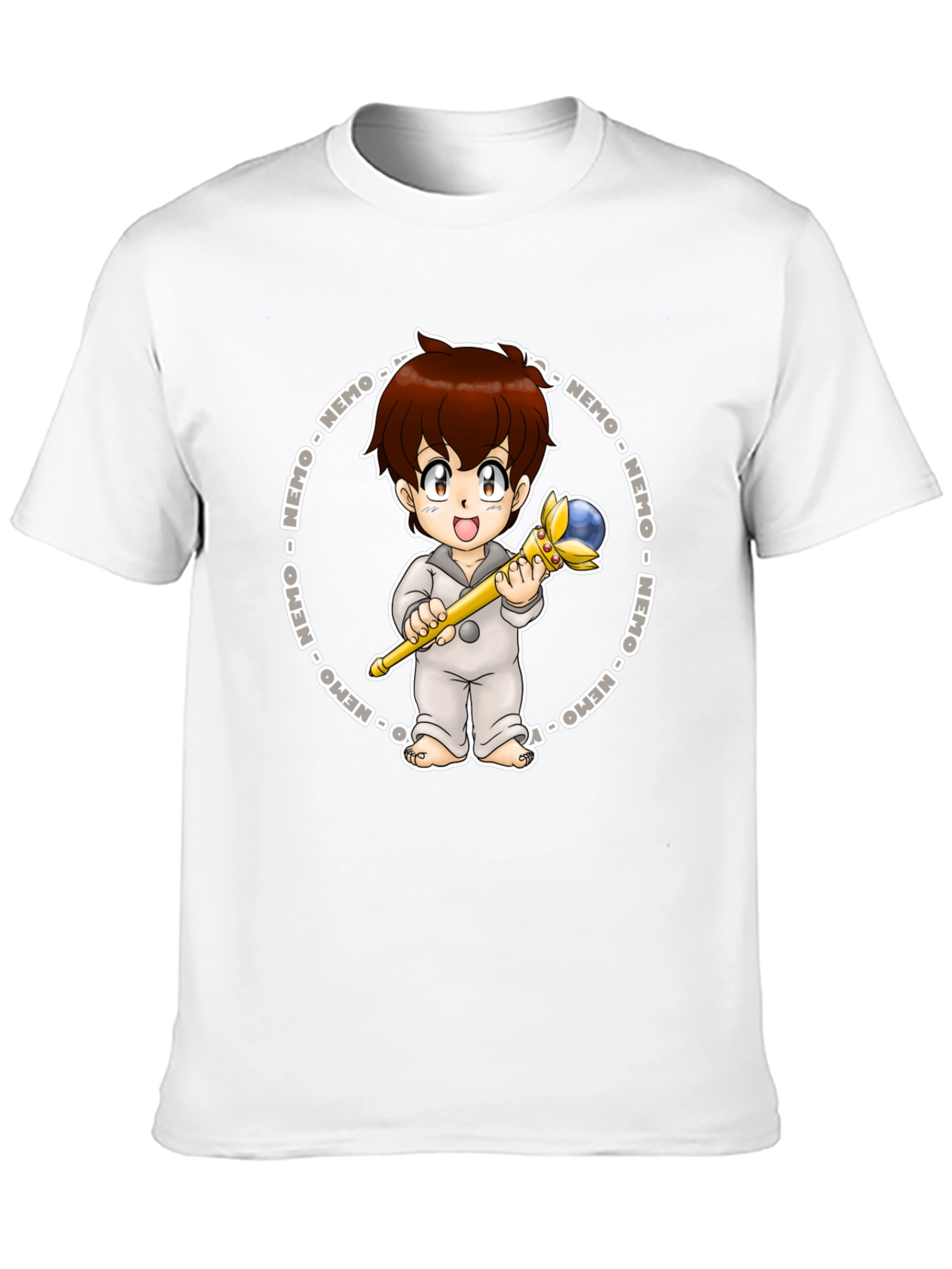 Nemo Cartoon Graphic Tee - Black Cotton Blend