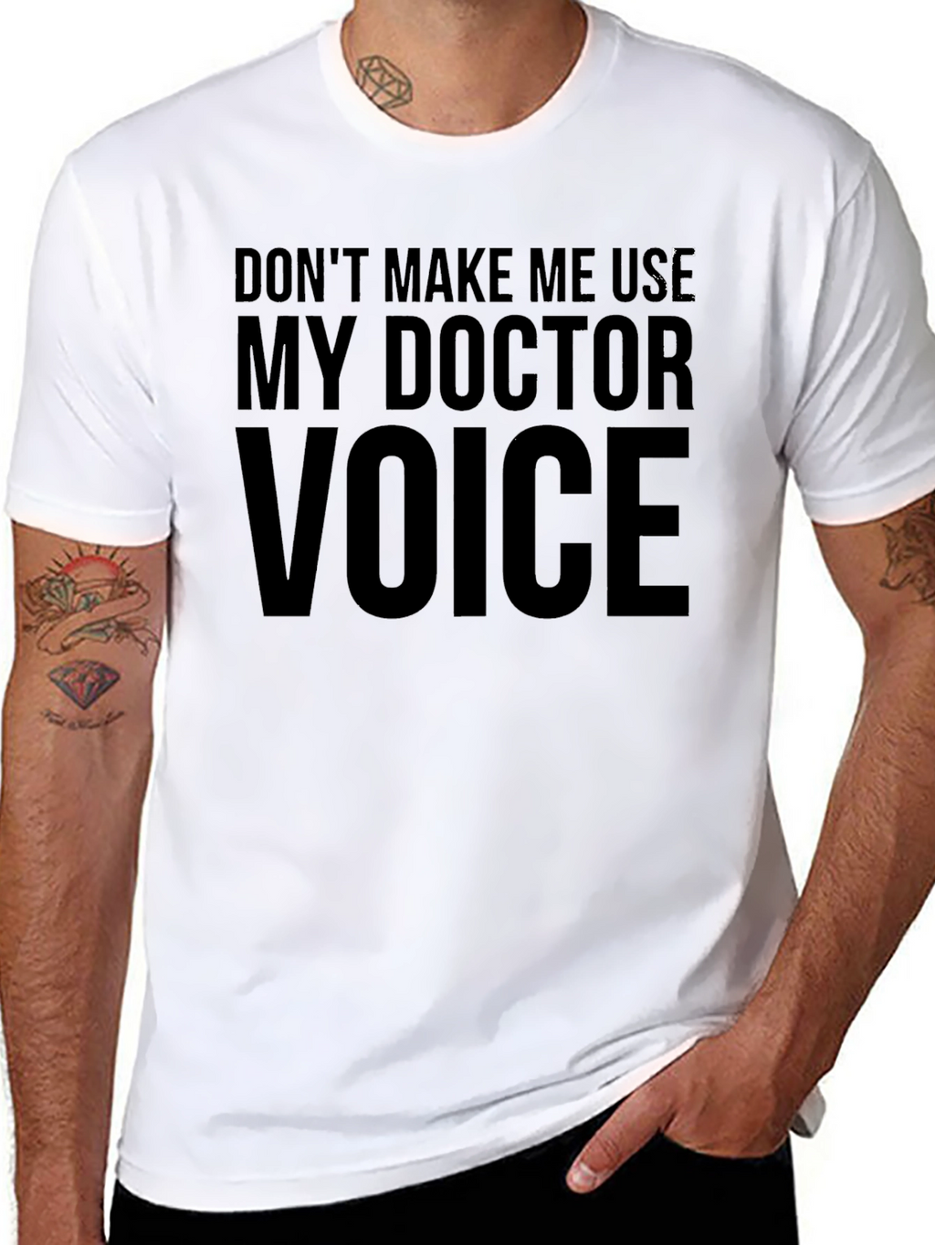 Doctor Voice T-Shirt Funny Medical Profession Gift Tee