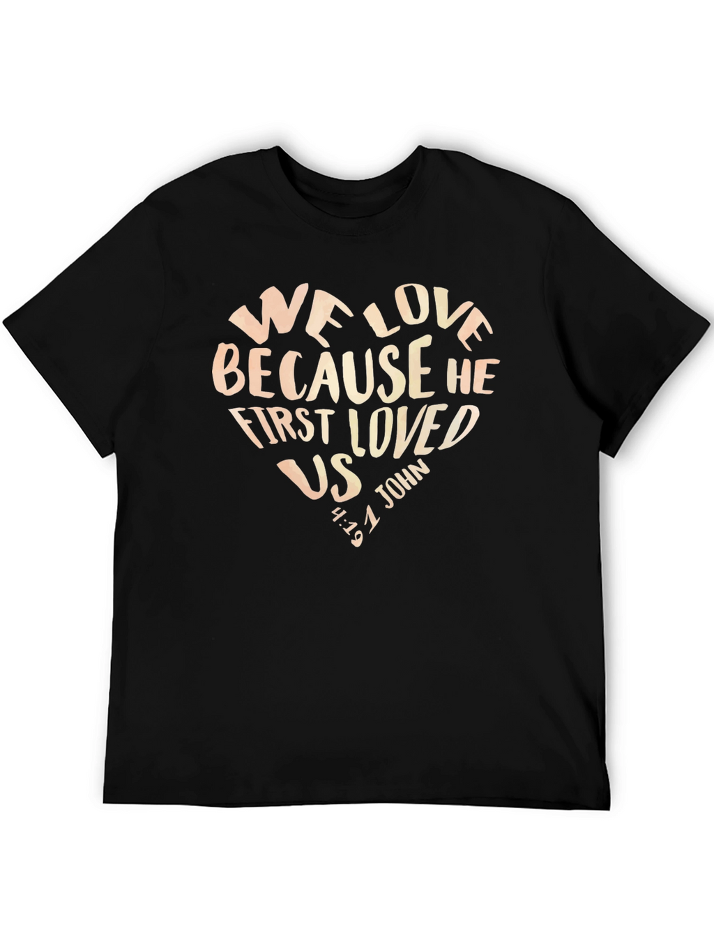 Faith-Inspired Heart Graphic T-Shirt