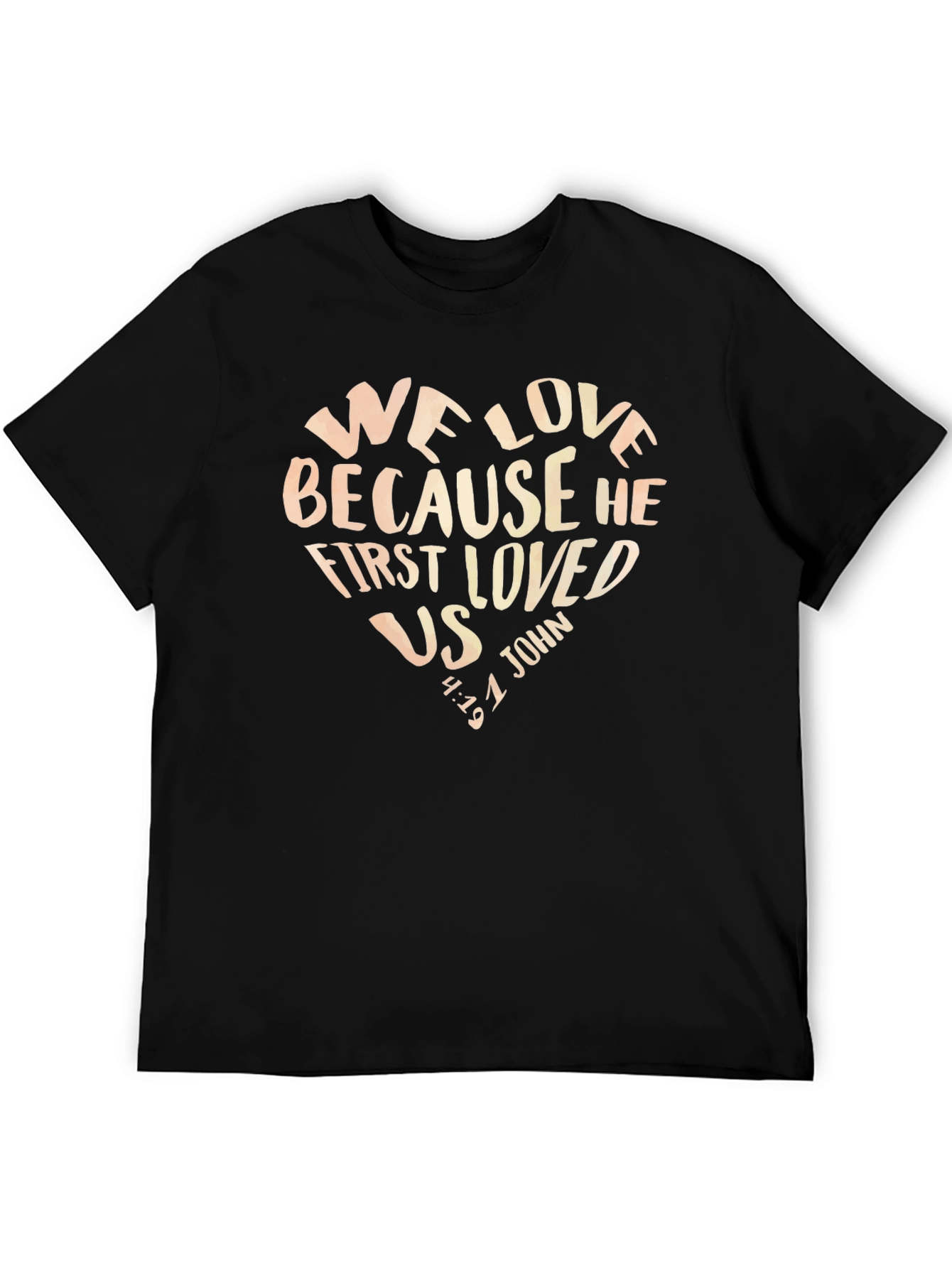 Faith-Inspired Heart Graphic T-Shirt