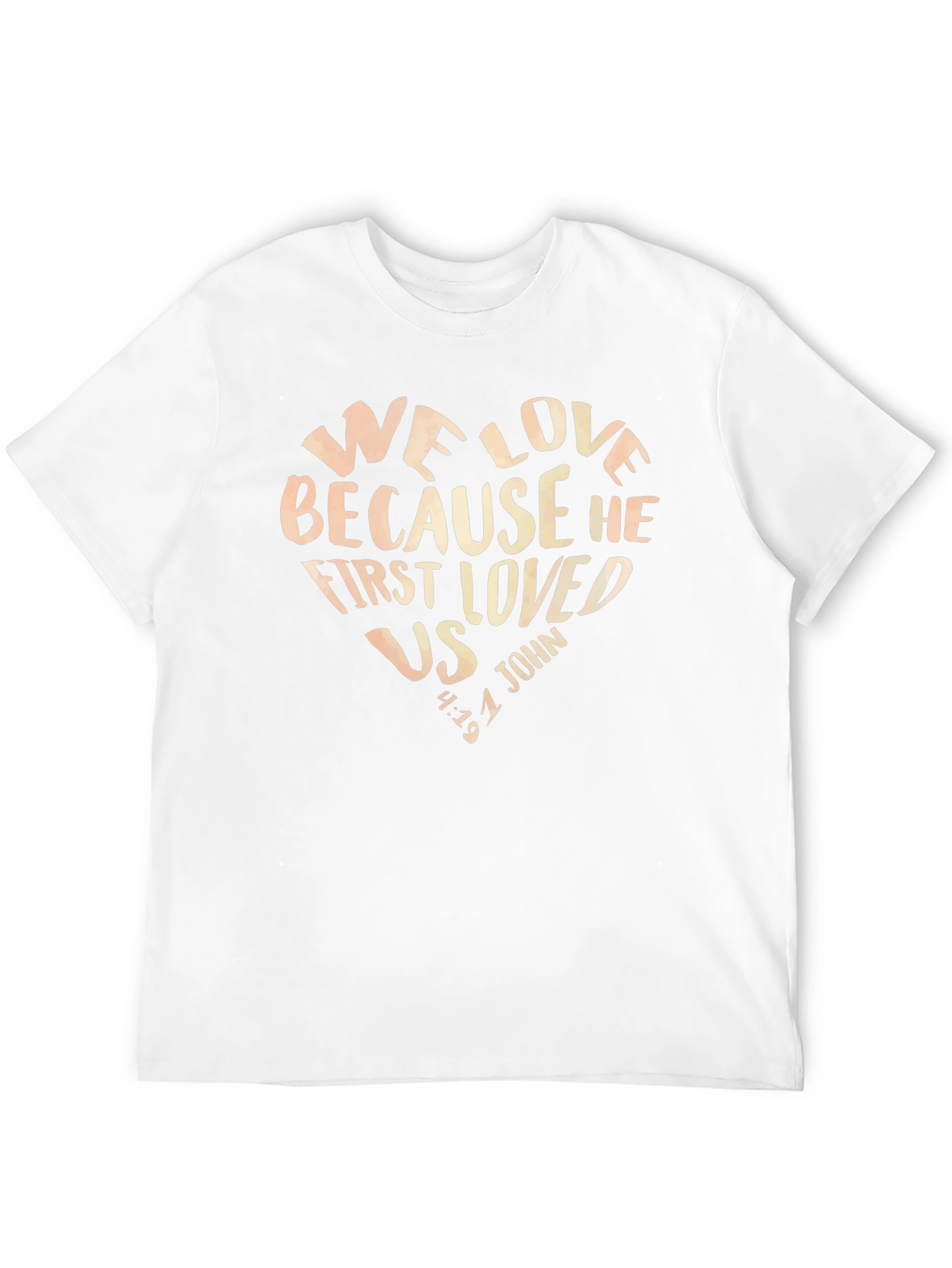 Faith-Inspired Heart Graphic T-Shirt
