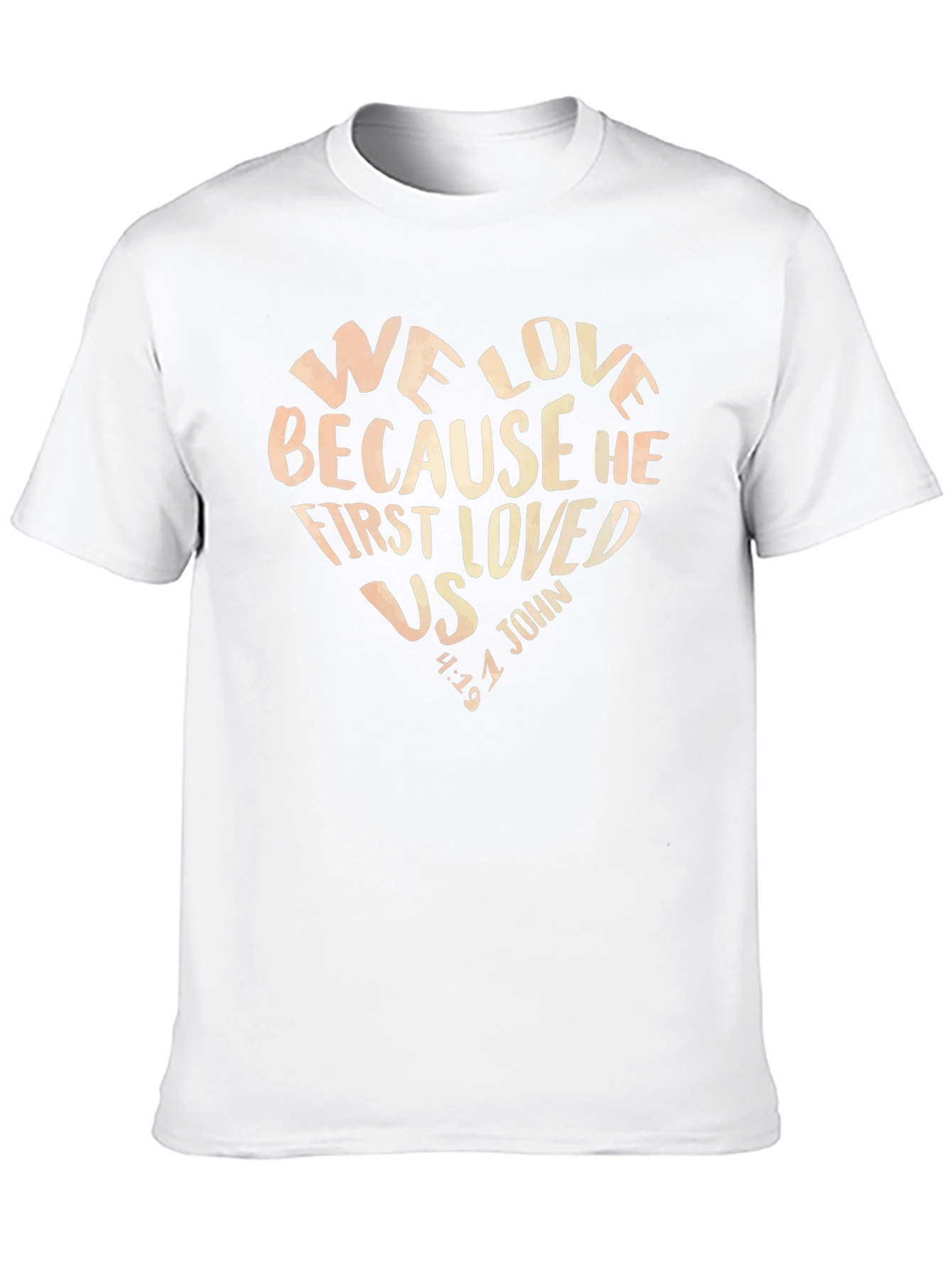 Faith-Inspired Heart Graphic T-Shirt