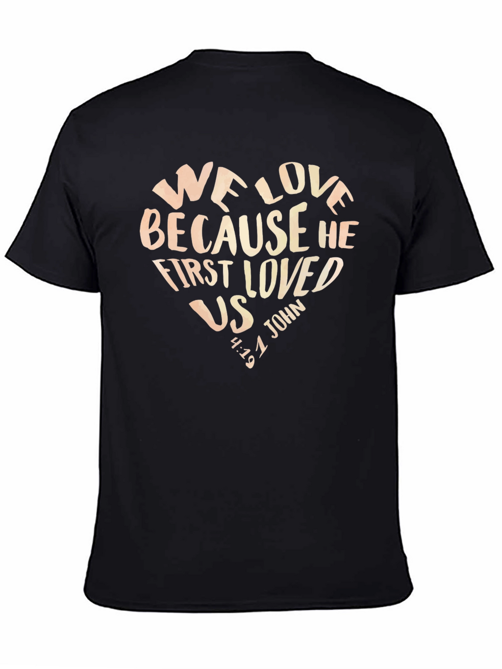 Faith-Inspired Heart Graphic T-Shirt