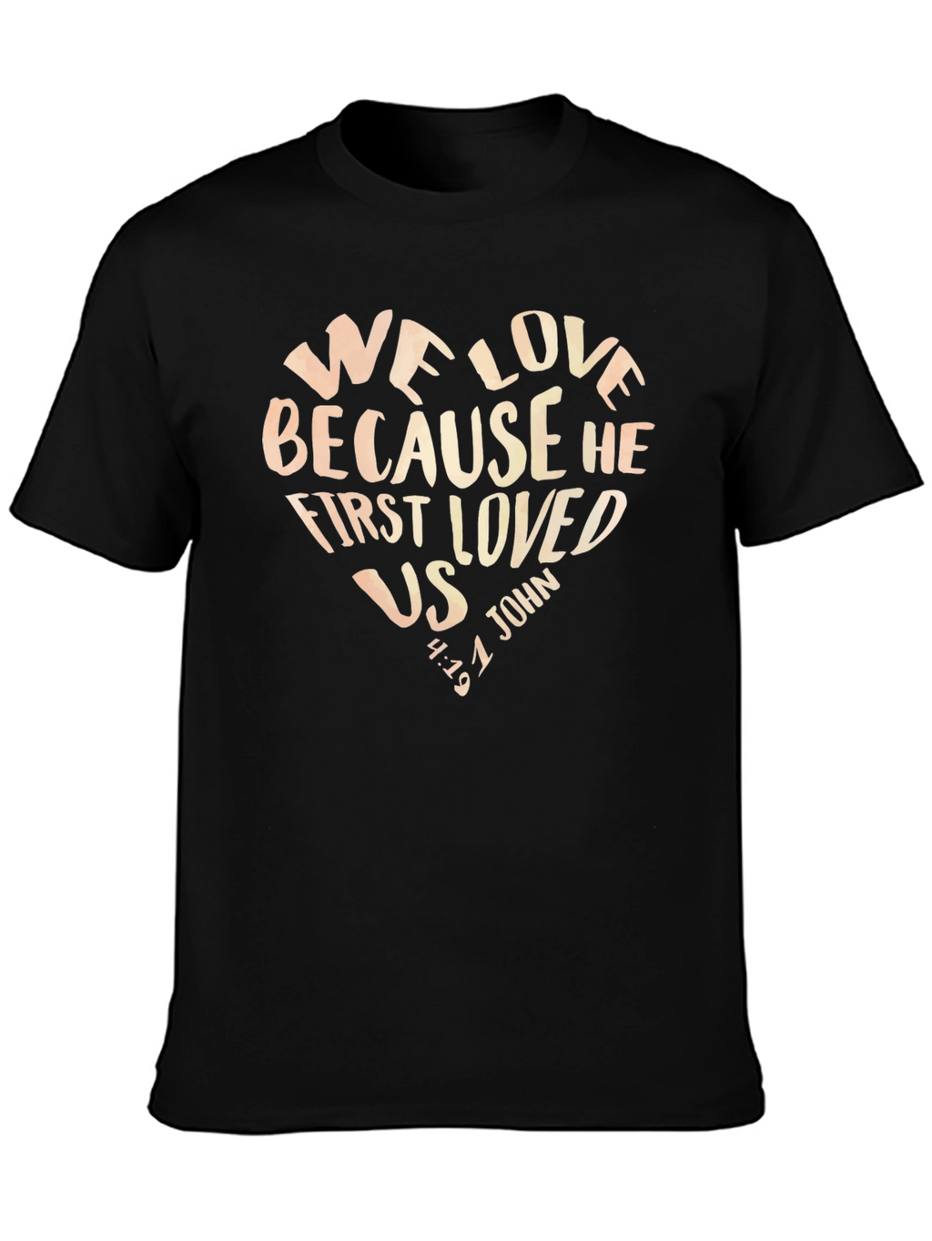 Faith-Inspired Heart Graphic T-Shirt