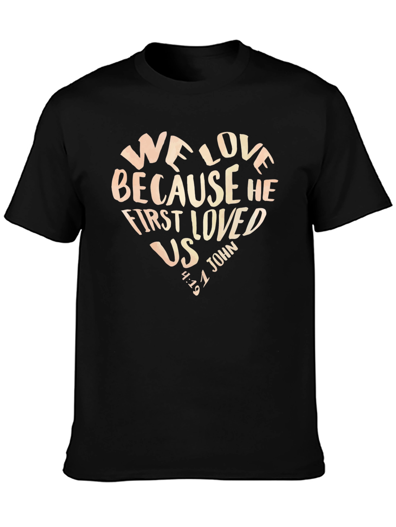 Faith-Inspired Heart Graphic T-Shirt