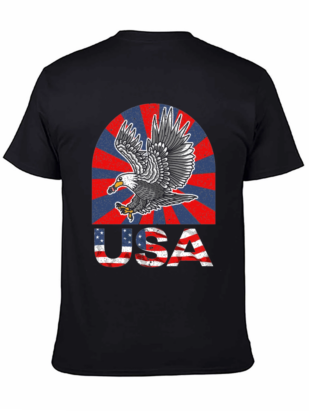 USA Eagle Graphic T-Shirt - Patriotic Pride