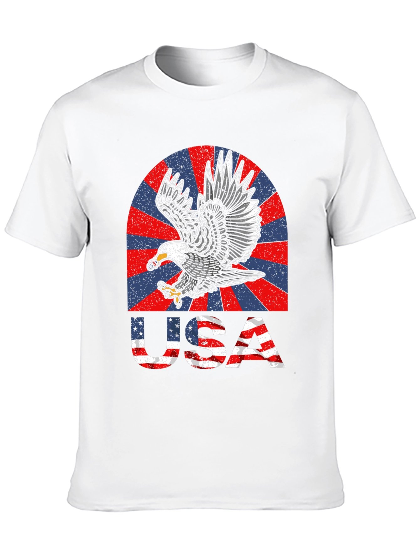 USA Eagle Graphic T-Shirt - Patriotic Pride