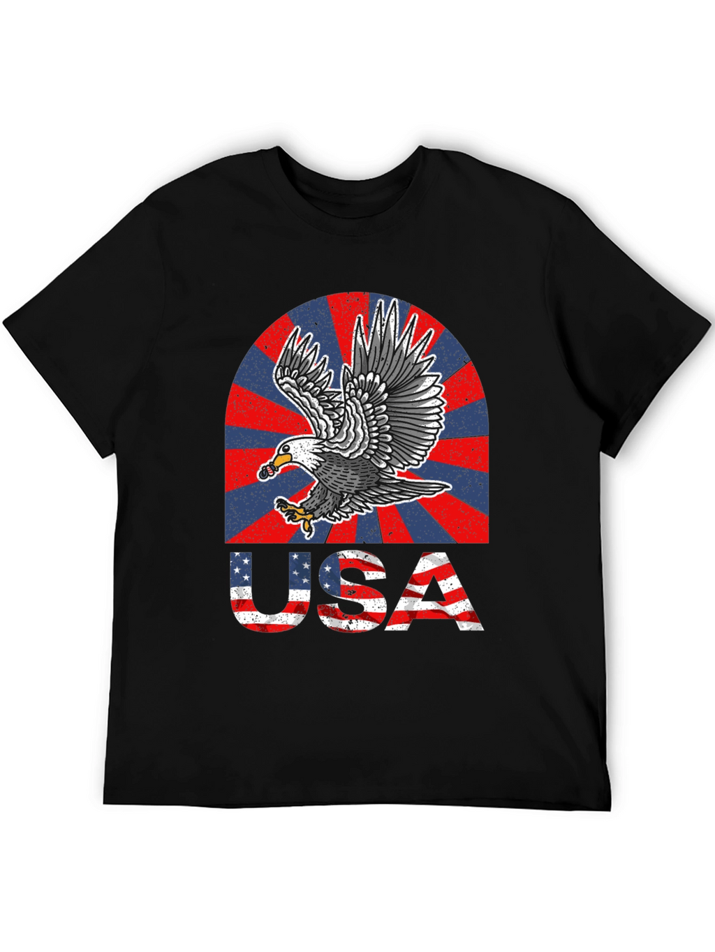 USA Eagle Graphic T-Shirt - Patriotic Pride