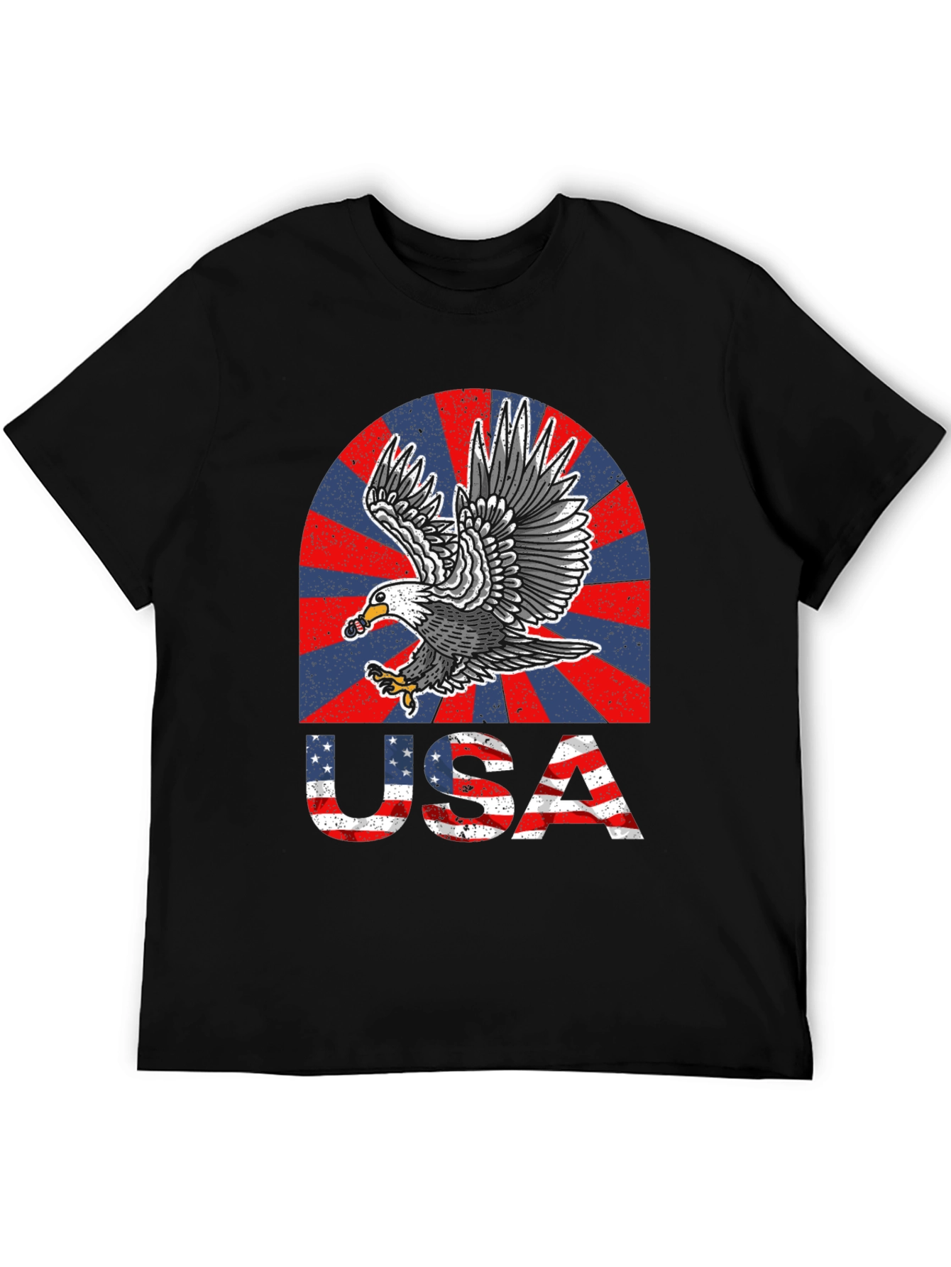 USA Eagle Graphic T-Shirt - Patriotic Pride