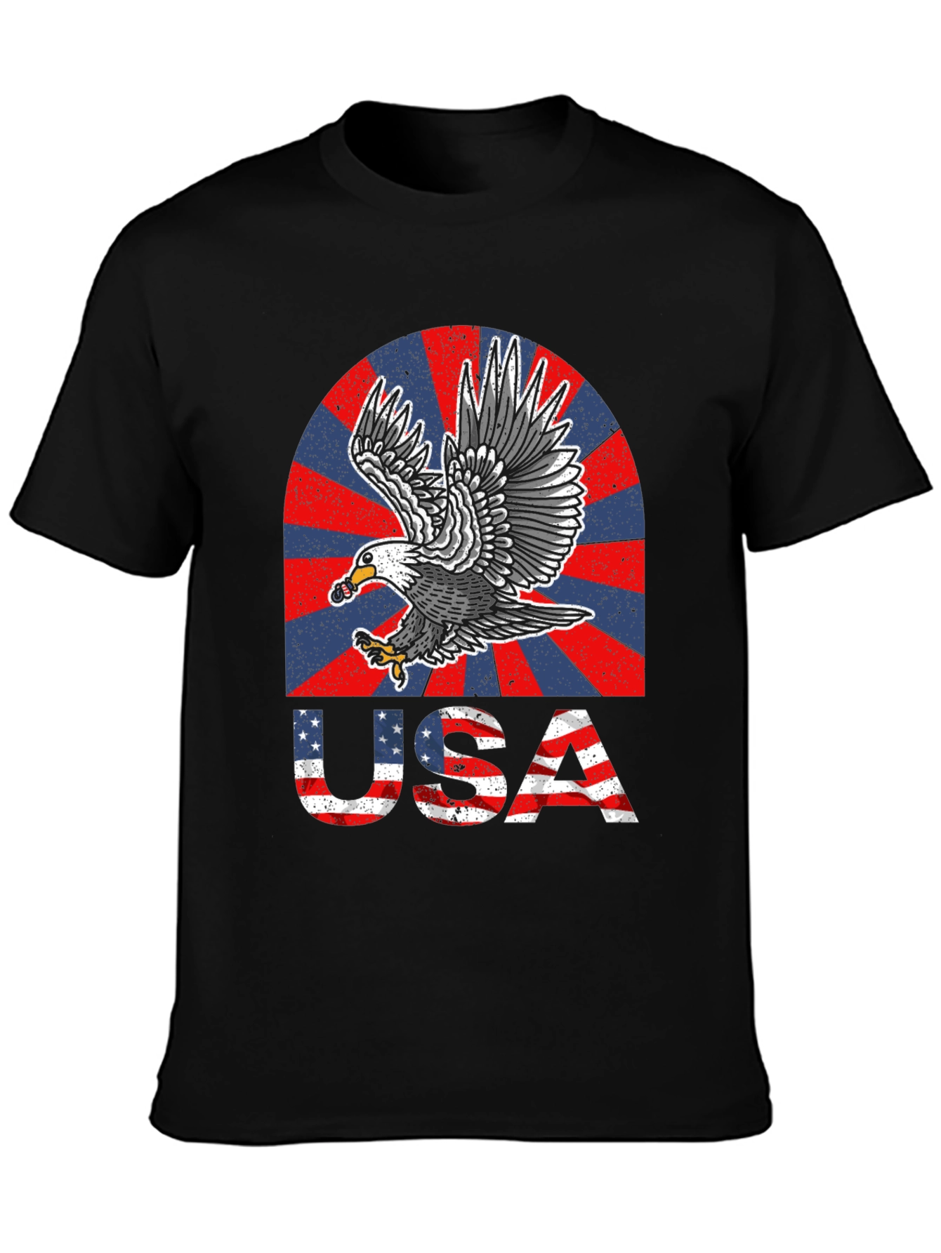USA Eagle Graphic T-Shirt - Patriotic Pride